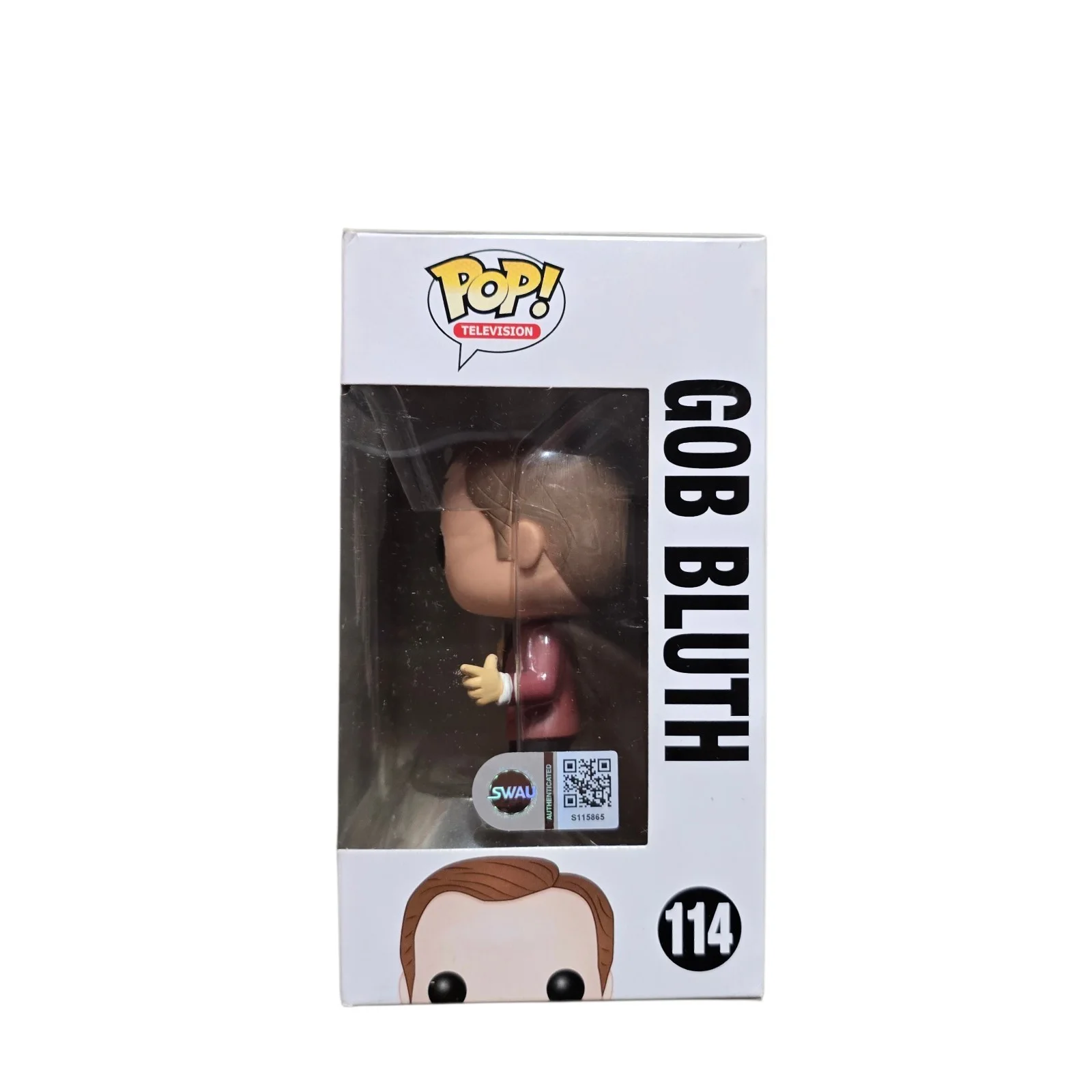 Will Arnett — Will Arnett Signed Gob Bluth Funko 114 Arrested Development SWAU Authenticated, image 2