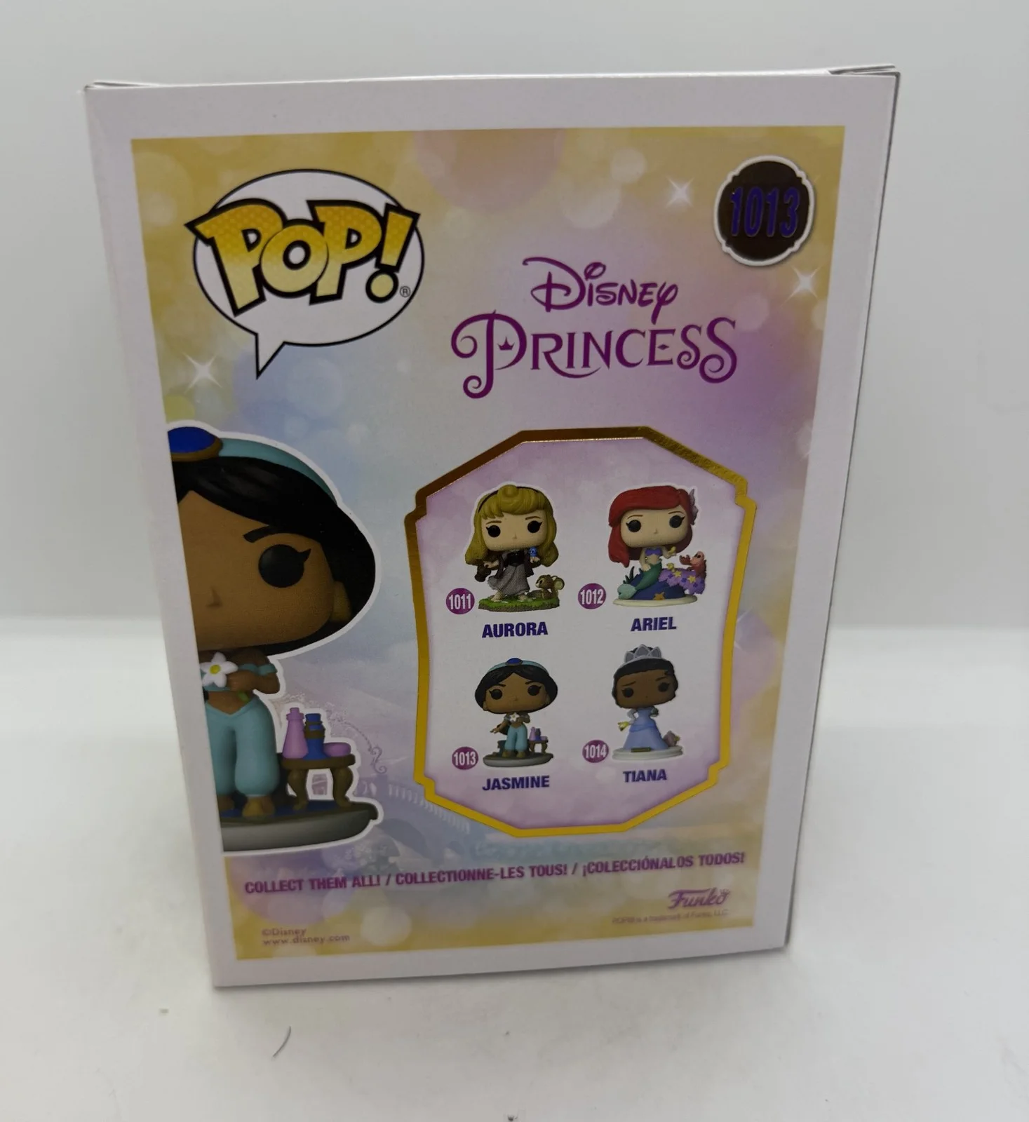 Linda Larkin Signed Jasmine Funko Pop Disney Aladdin Princess Insc. #1013 ACOA, image 4