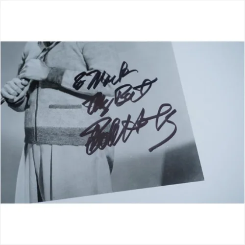 Bob Hope — Vtg. BOB HOPE SIGNED AUTOGRAPHED BLACK and WHITE ORIGINAL PHOTOGRAPH 8" x 9 1/2", изображение 2