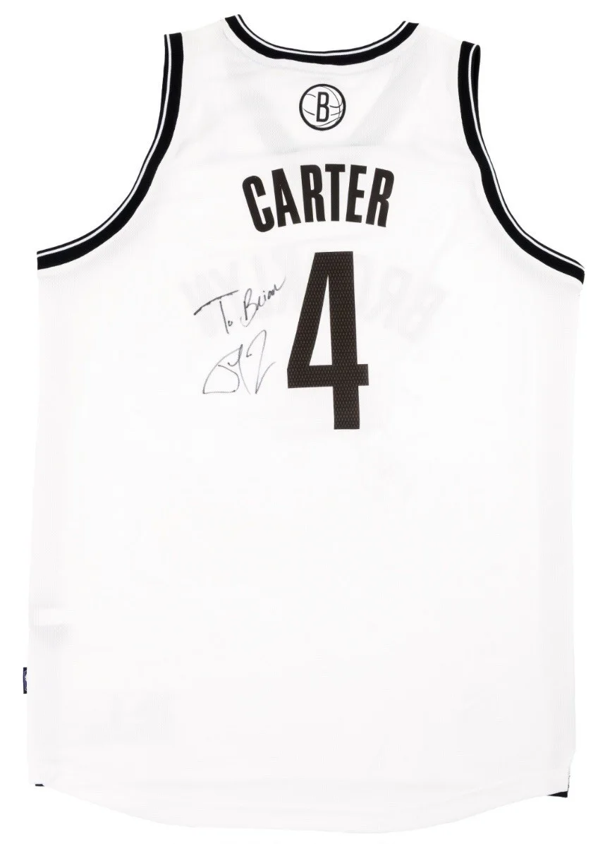 Jay Z Twice Double Signed Autographed Autograph Brooklyn Nets Jersey JSA LOA, image 2