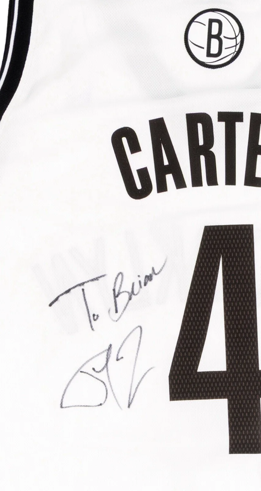 Jay Z Twice Double Signed Autographed Autograph Brooklyn Nets Jersey JSA LOA, image 4