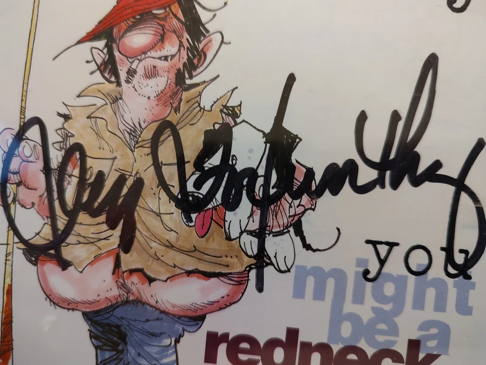 Jeff Foxworthy signed autographed 'You Might Be a Redneck If...' CD, image 2