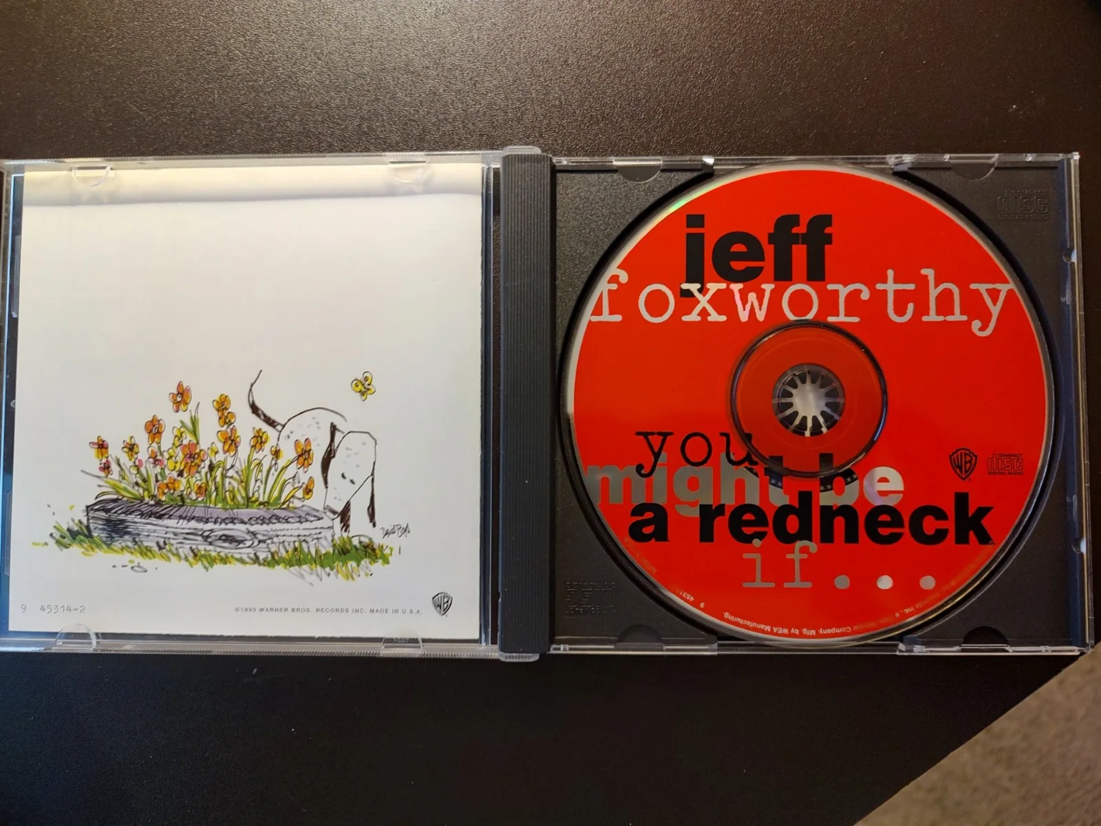 Jeff Foxworthy signed autographed 'You Might Be a Redneck If...' CD, image 4
