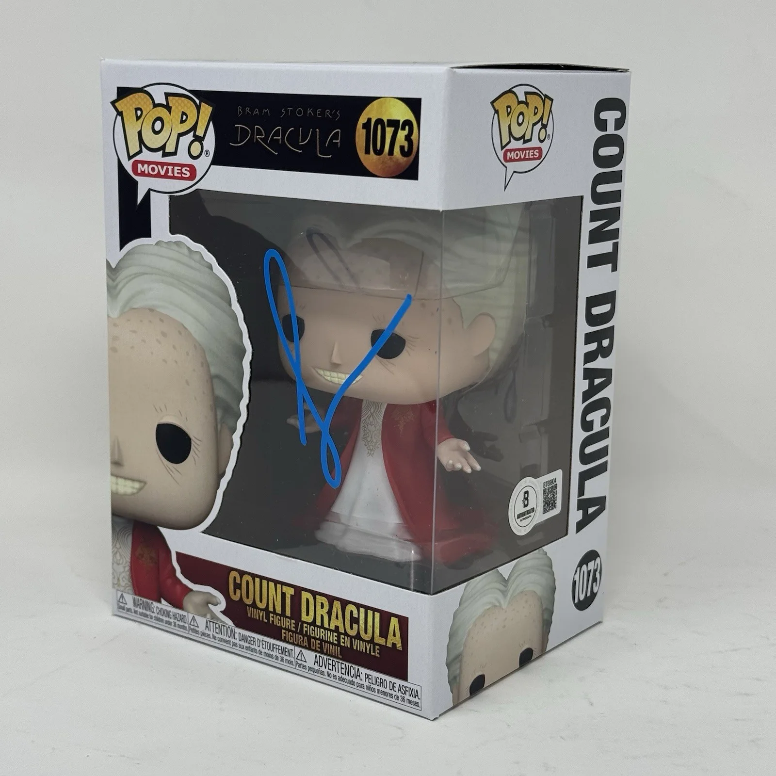 Gary Oldman — Gary Oldman Signed Bram Stoker's Dracula Count Dracula Funko Pop Autograph BAS, image 2