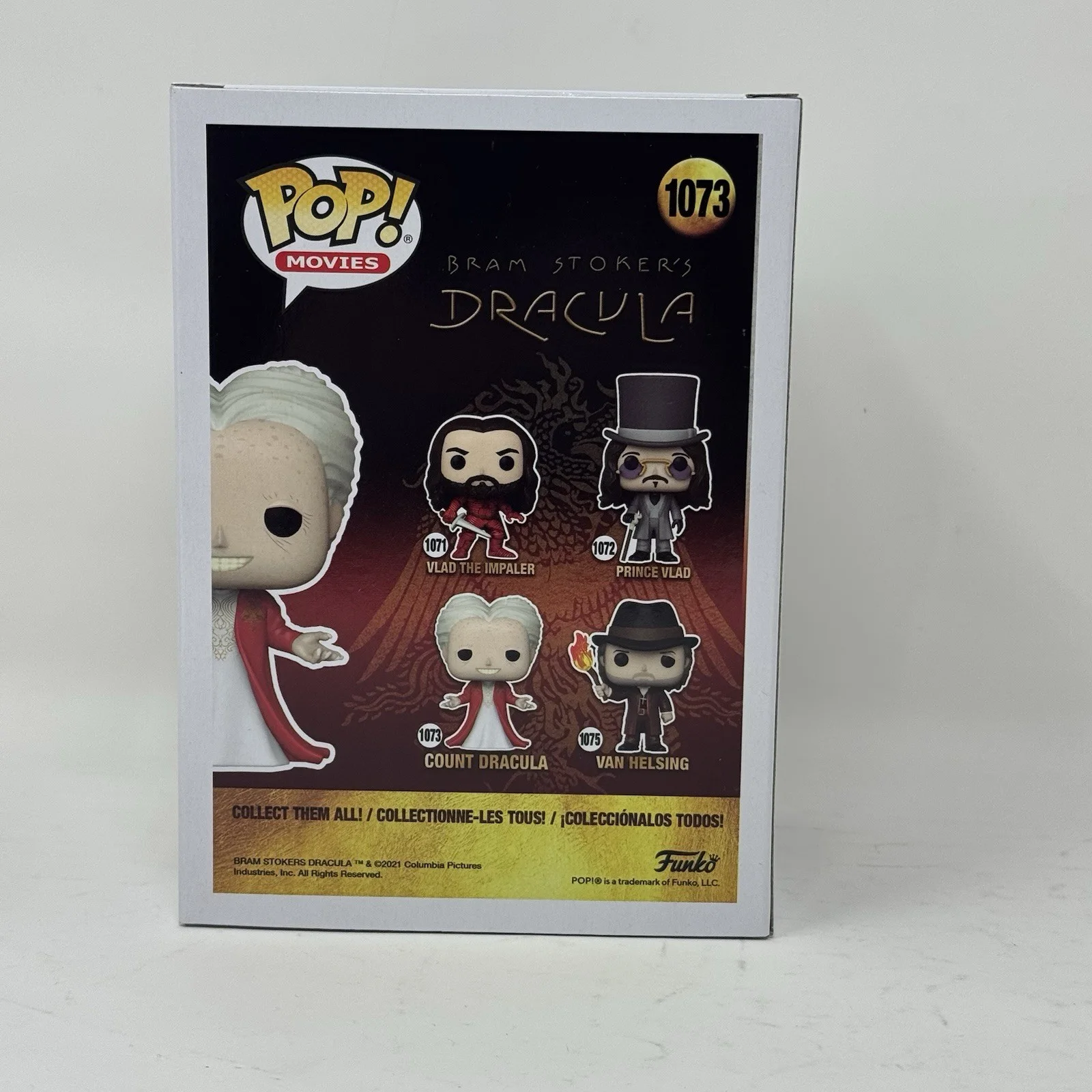 Gary Oldman — Gary Oldman Signed Bram Stoker's Dracula Count Dracula Funko Pop Autograph BAS, image 5