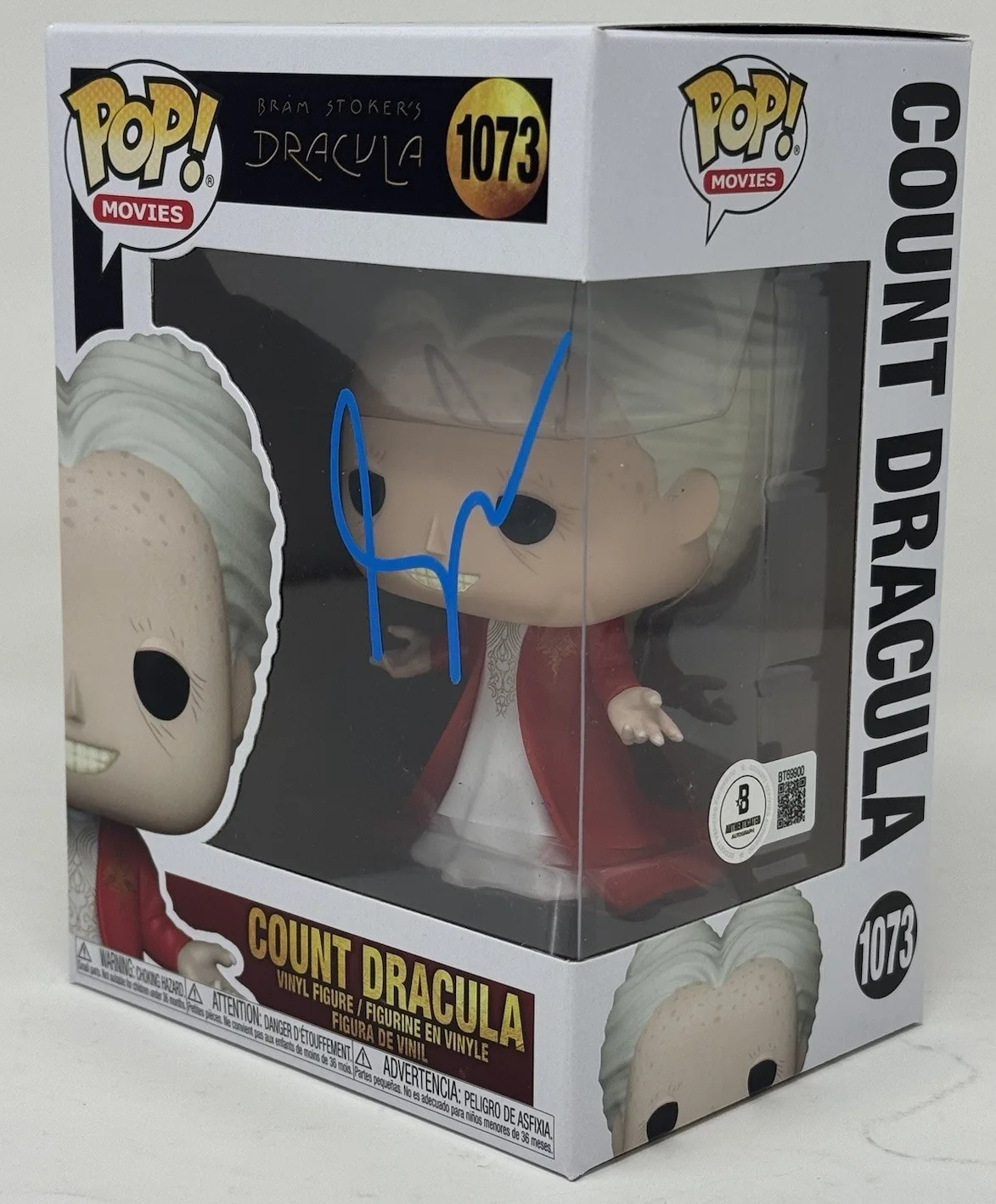 Gary Oldman — Gary Oldman Signed Bram Stoker's Dracula Count Dracula Funko Pop Beckett COA, image 3