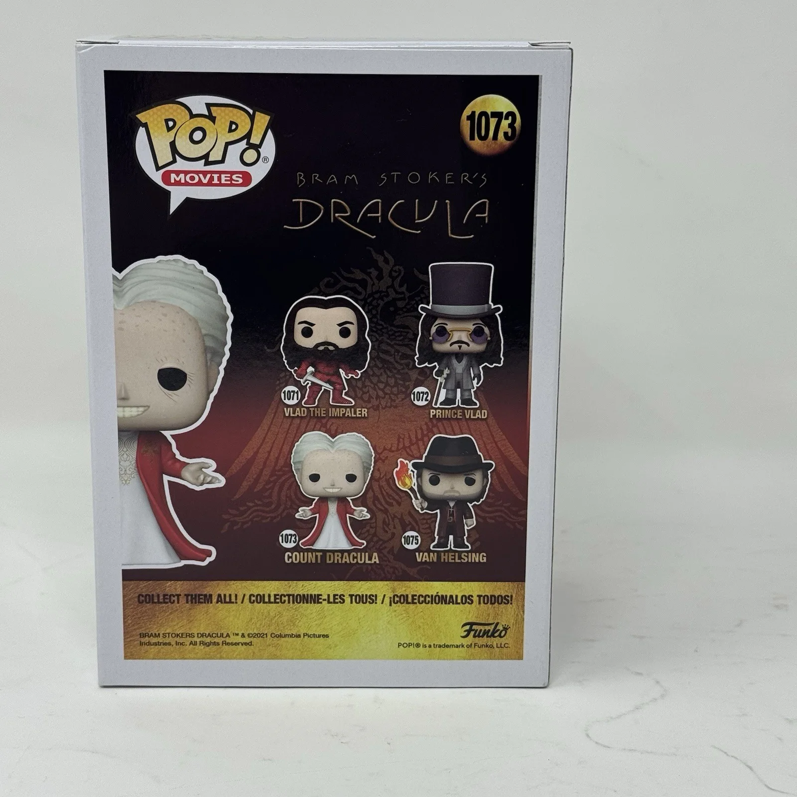 Gary Oldman — Gary Oldman Signed Bram Stoker's Dracula Count Dracula Funko Pop Beckett COA, image 5