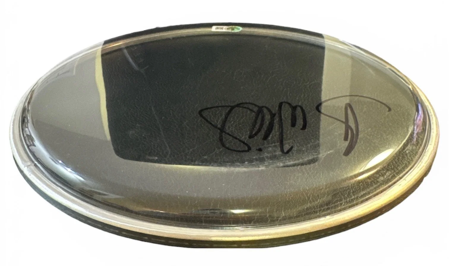 Brad Wilk Rage Against the Machine Autograph Signed Transparent Drumhead Beckett, image 5