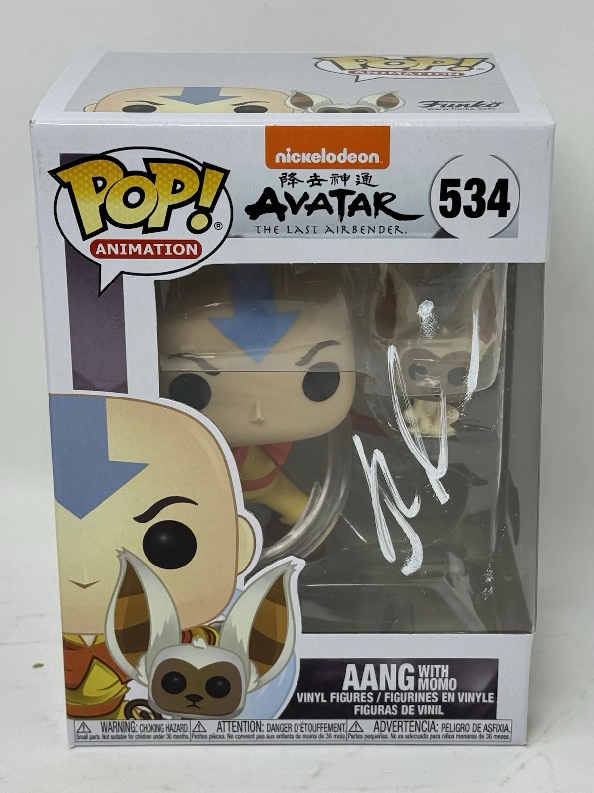 Gordon Cormier — Gordon Cormier Signed Aang Funko Pop Avatar The Last Airbender Autograph Beckett, изображение 3