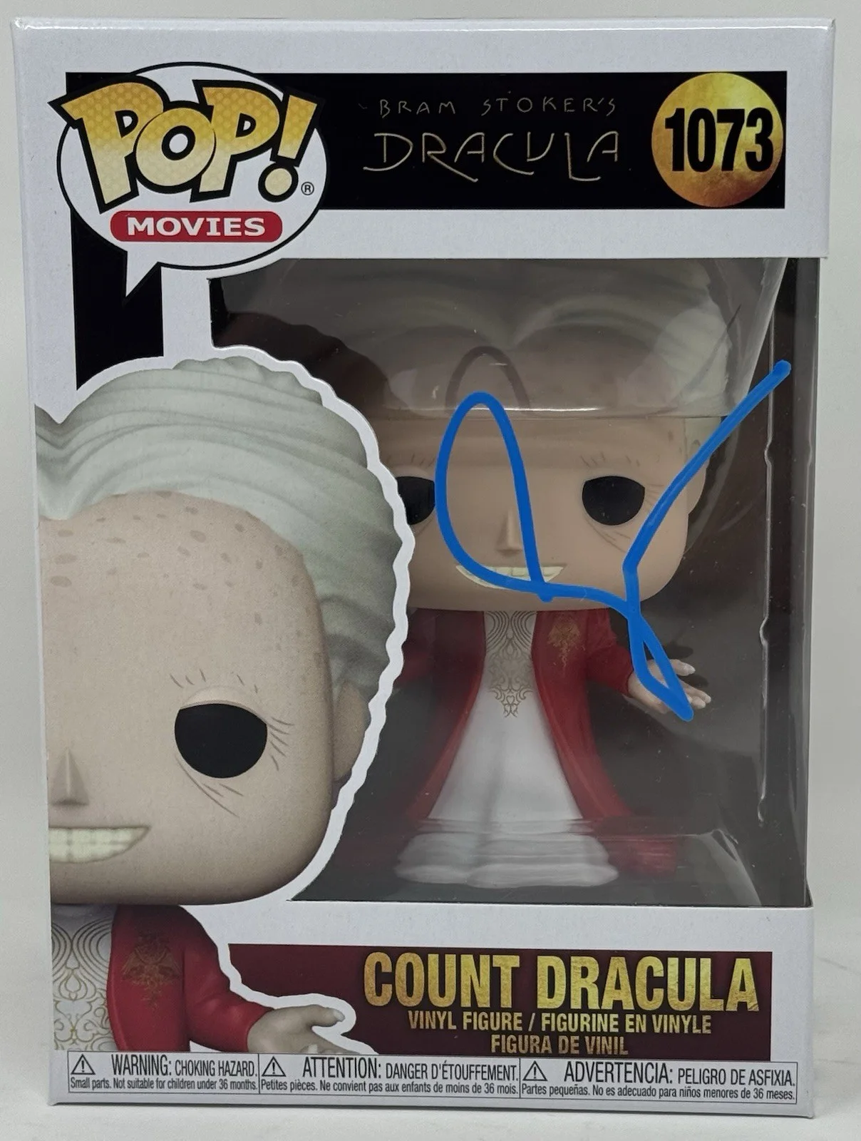 Gary Oldman — Gary Oldman Signed Autograph Count Dracula Funko Pop Bram Stoker's Dracula BAS, image 2