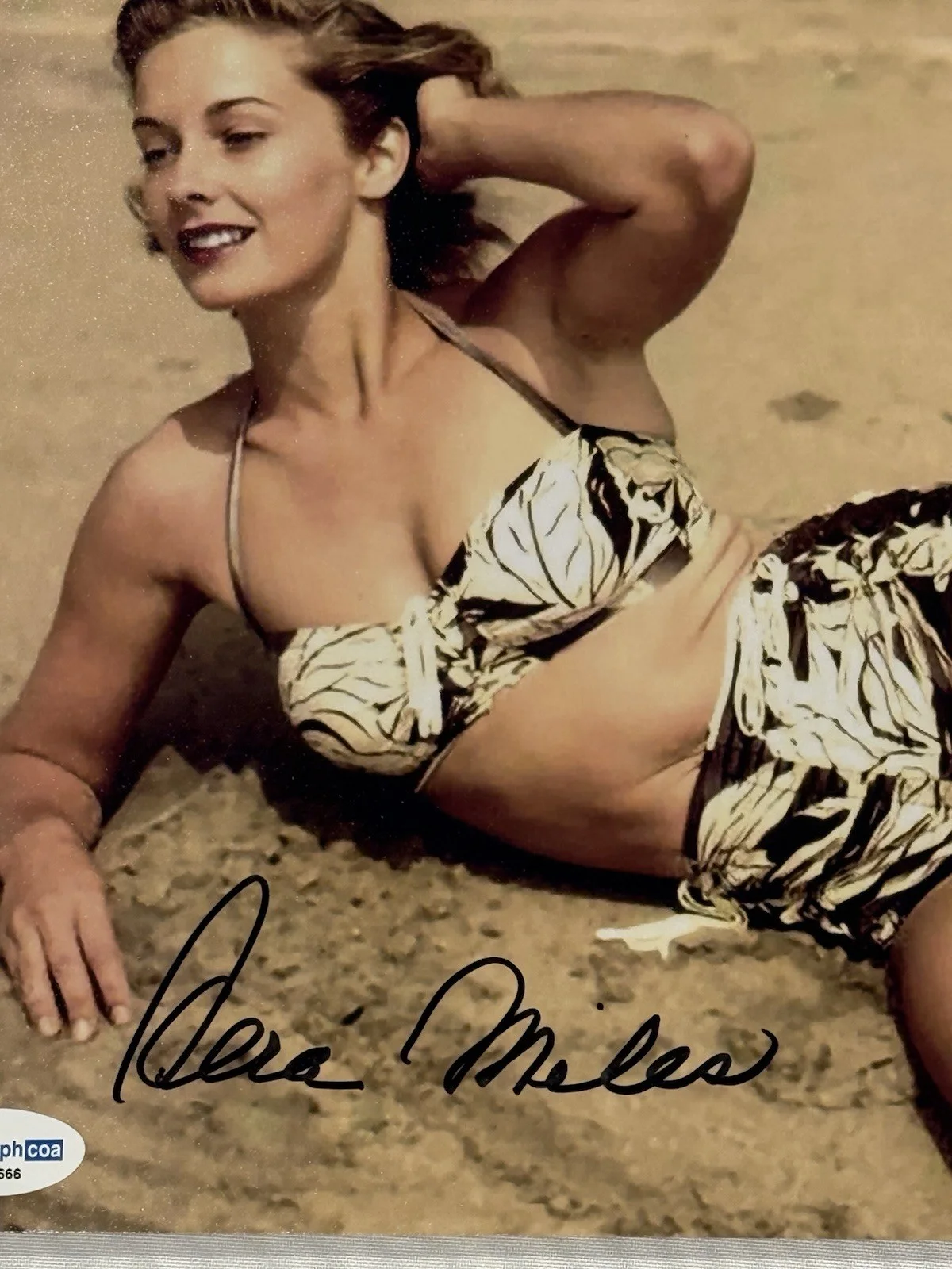 Vera Miles — Vera Miles signed 8x10 photo ACOA Psycho, The Searchers, The Wrong Man, изображение 2