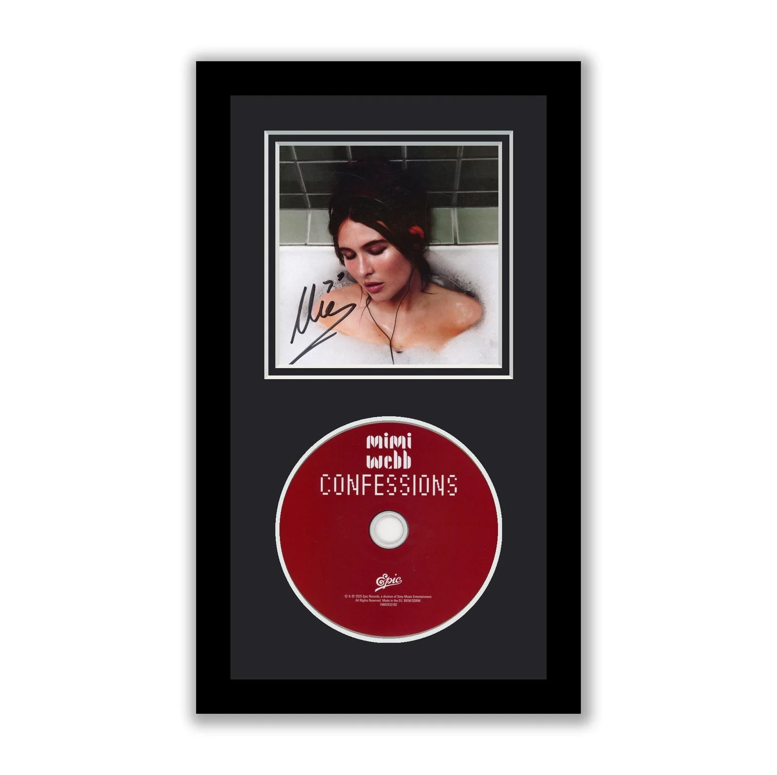 Mimi Webb — Mimi Webb Autographed Signed Framed CD Confessions ACOA