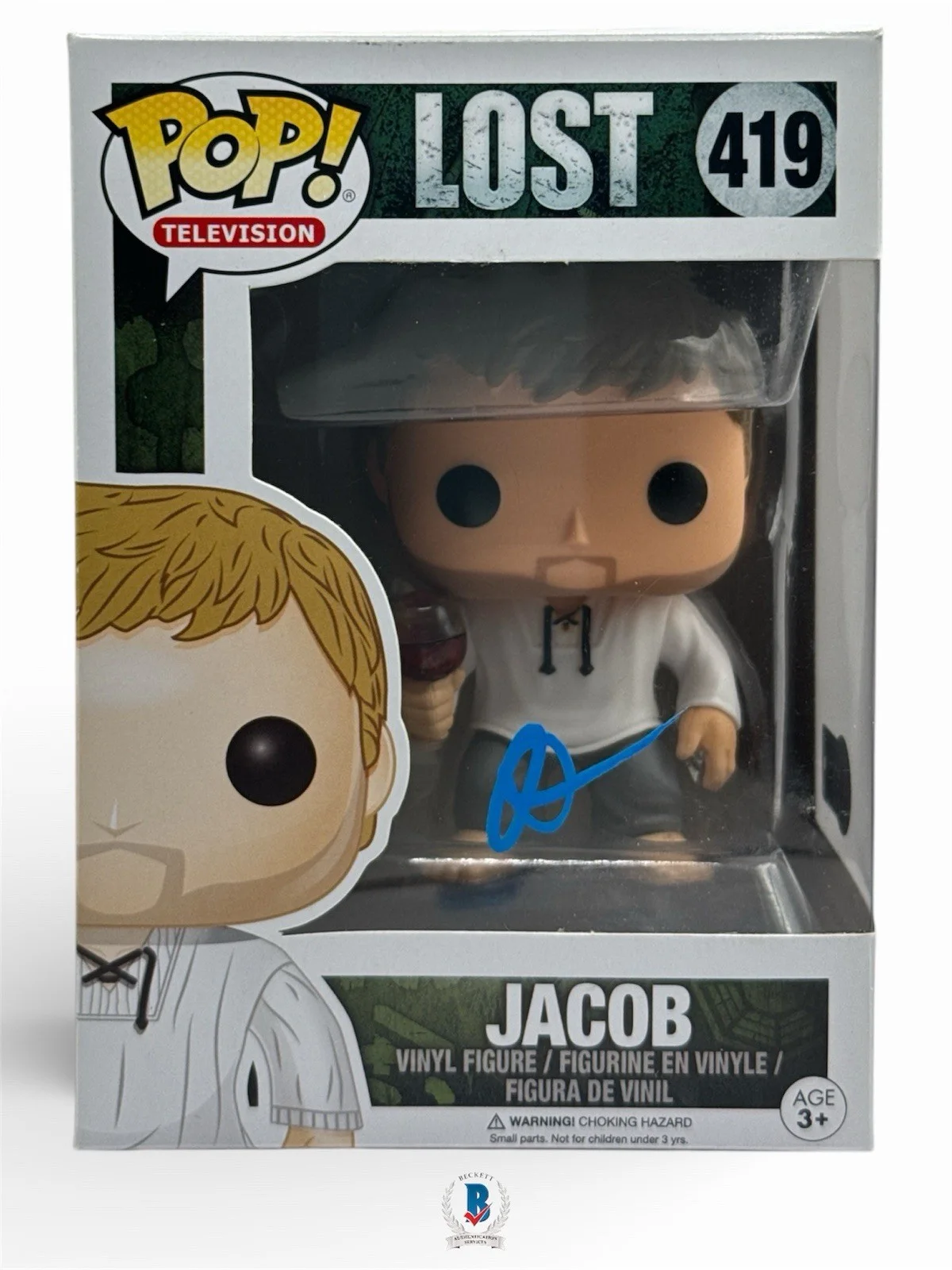 Mark Pellegrino — Mark Pellegrino Autograph Signed Lost Jacob Funko Pop with Beckett COA