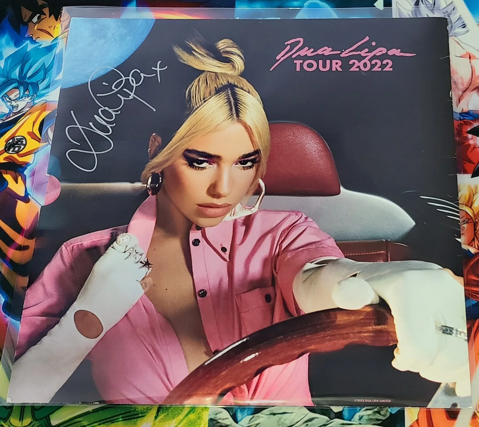 Dua Lipa Future Nostalgia Signed Vinyl Tour Sleeve Insert CD 3 Color Cassettes, изображение 5