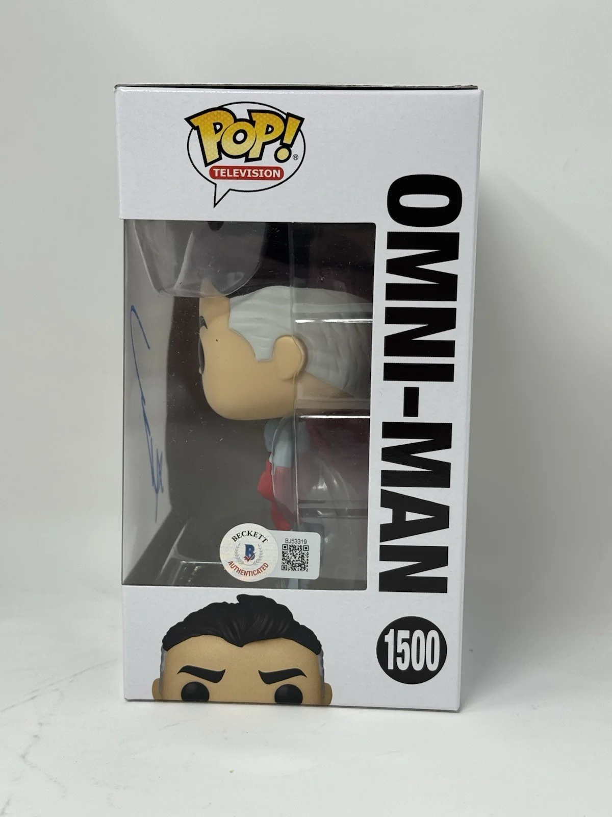Robert Kirkman — Robert Kirkman Signed Invincible Omni-Man Funko Pop 1500 Autograph Beckett COA, изображение 4