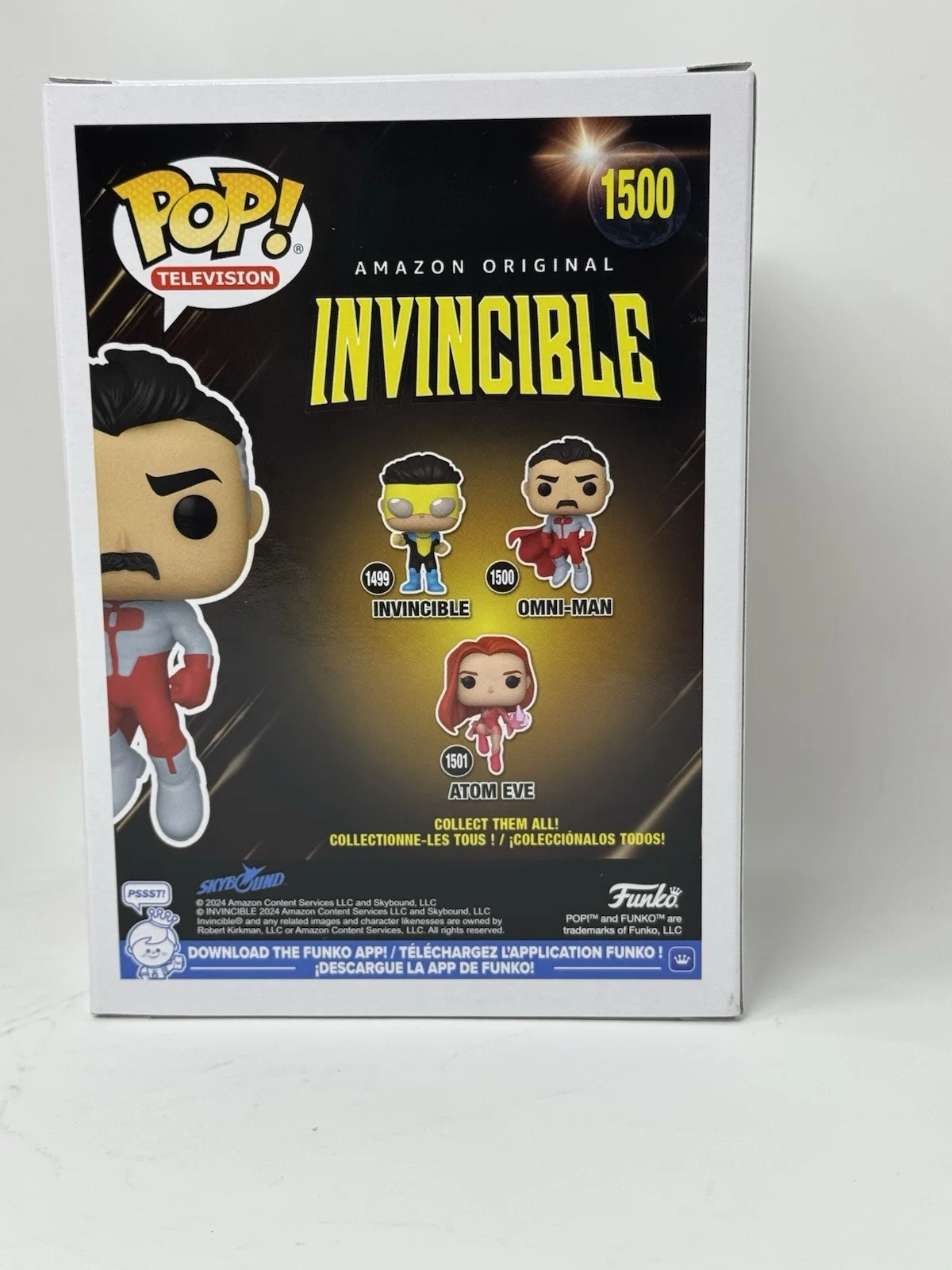 Robert Kirkman — Robert Kirkman Signed Invincible Omni-Man Funko Pop 1500 Autograph Beckett COA, изображение 5
