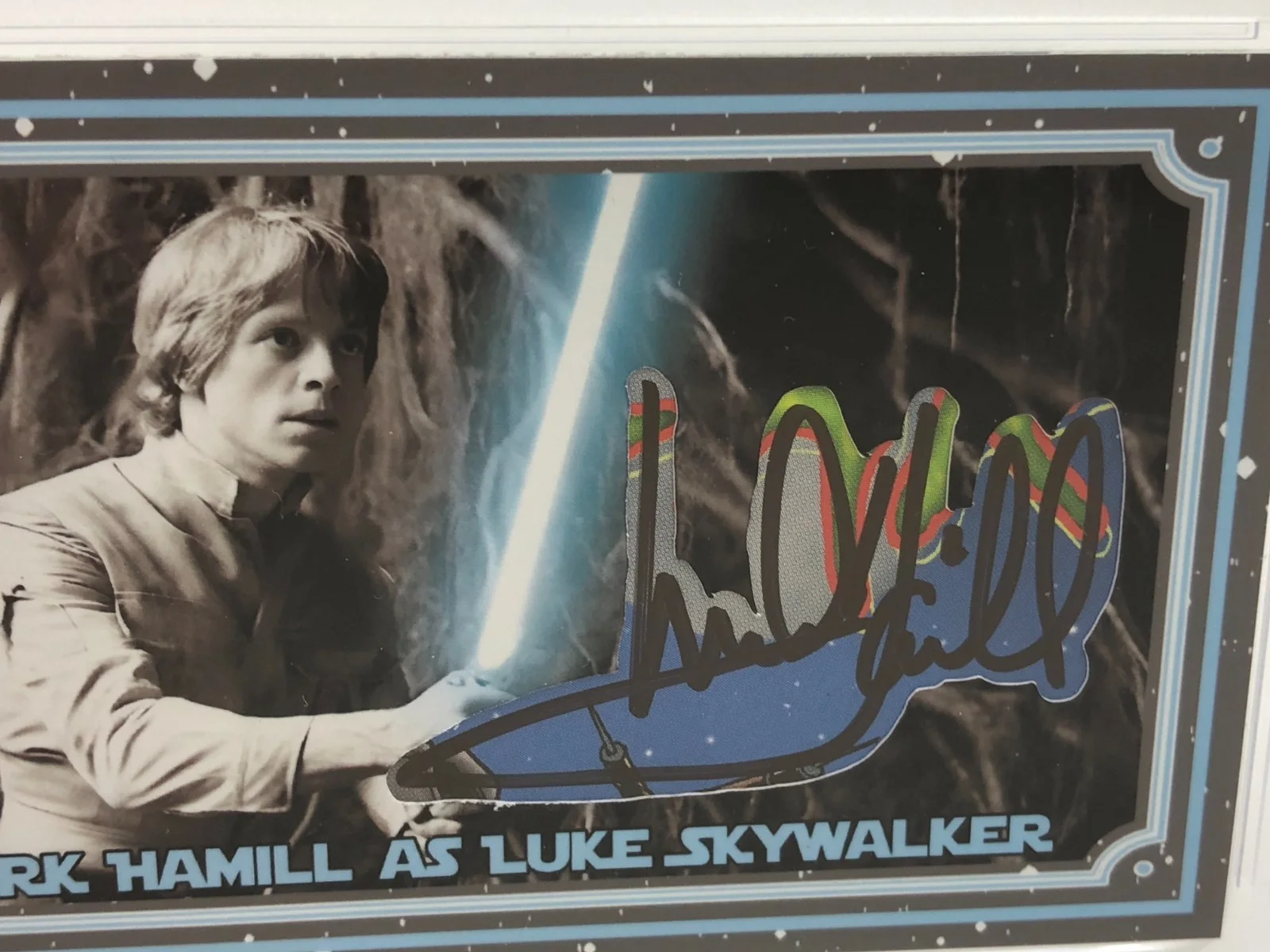 MARK HAMILL — MARK HAMILL PSA CUT AUTO 1/1 Card EMPIRE STRIKES BACK as LUKE SKYWALKER 1 of 1, image 3