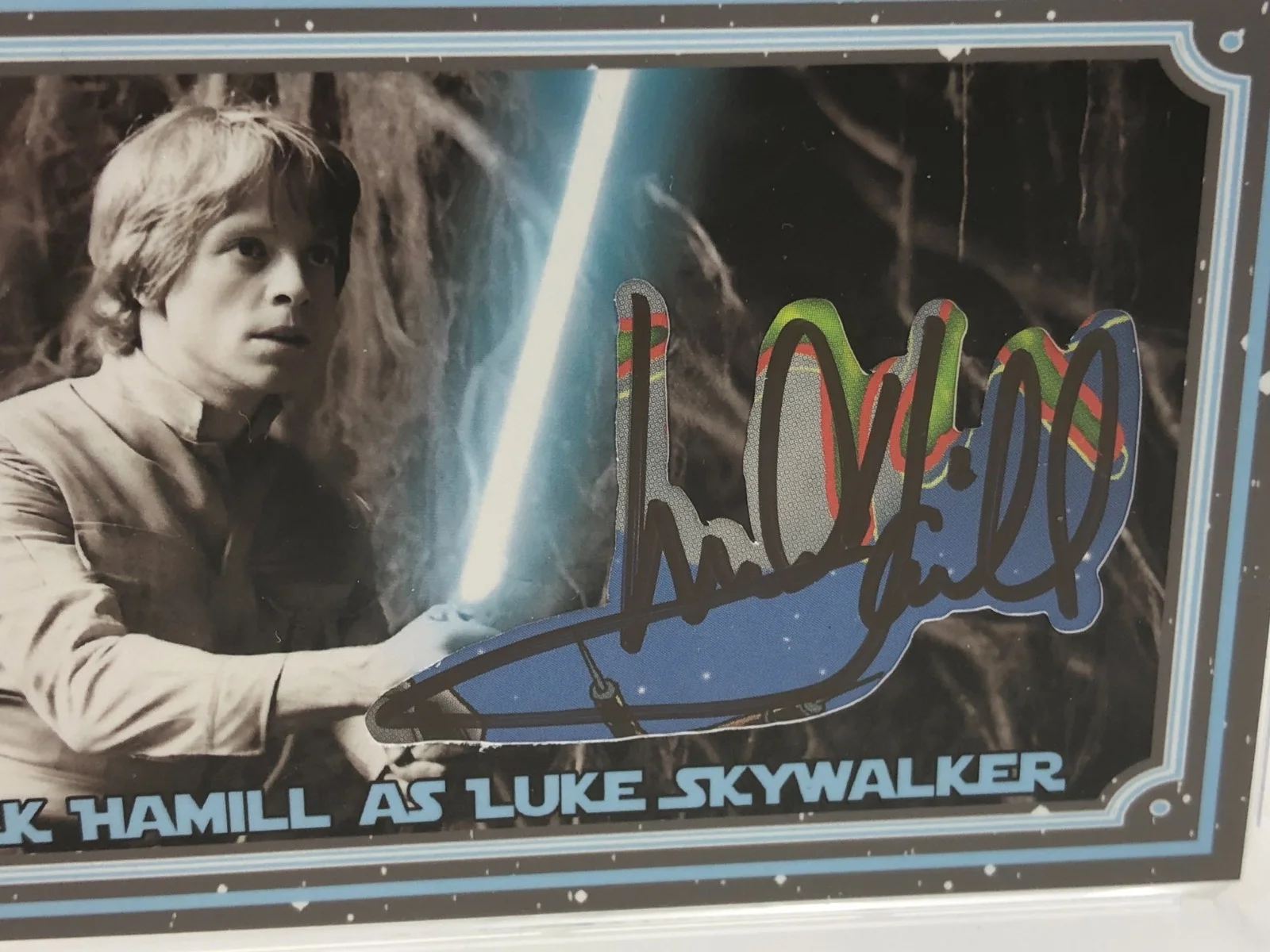 MARK HAMILL — MARK HAMILL PSA CUT AUTO 1/1 Card EMPIRE STRIKES BACK as LUKE SKYWALKER 1 of 1, image 4