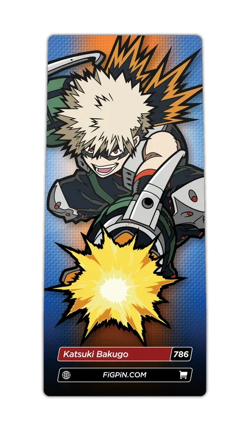 FiGPiN Katsuki Bakugo (0786) My Hero Academia 3-Inch Enamel Pin, image 2