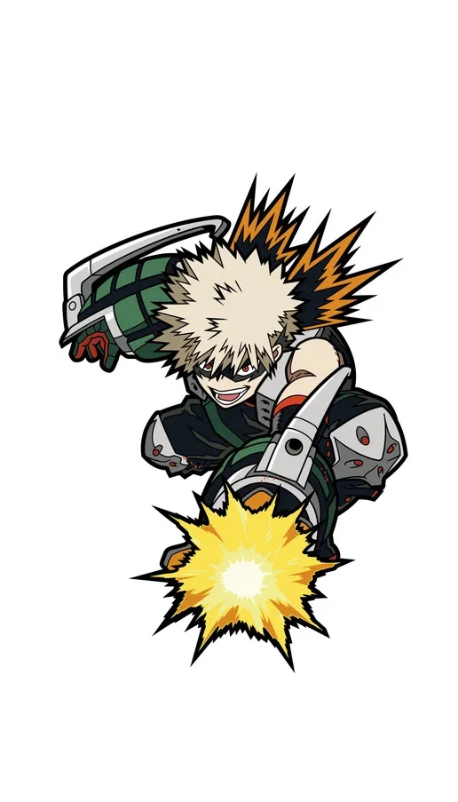 FiGPiN Katsuki Bakugo (0786) My Hero Academia 3-Inch Enamel Pin, image 4