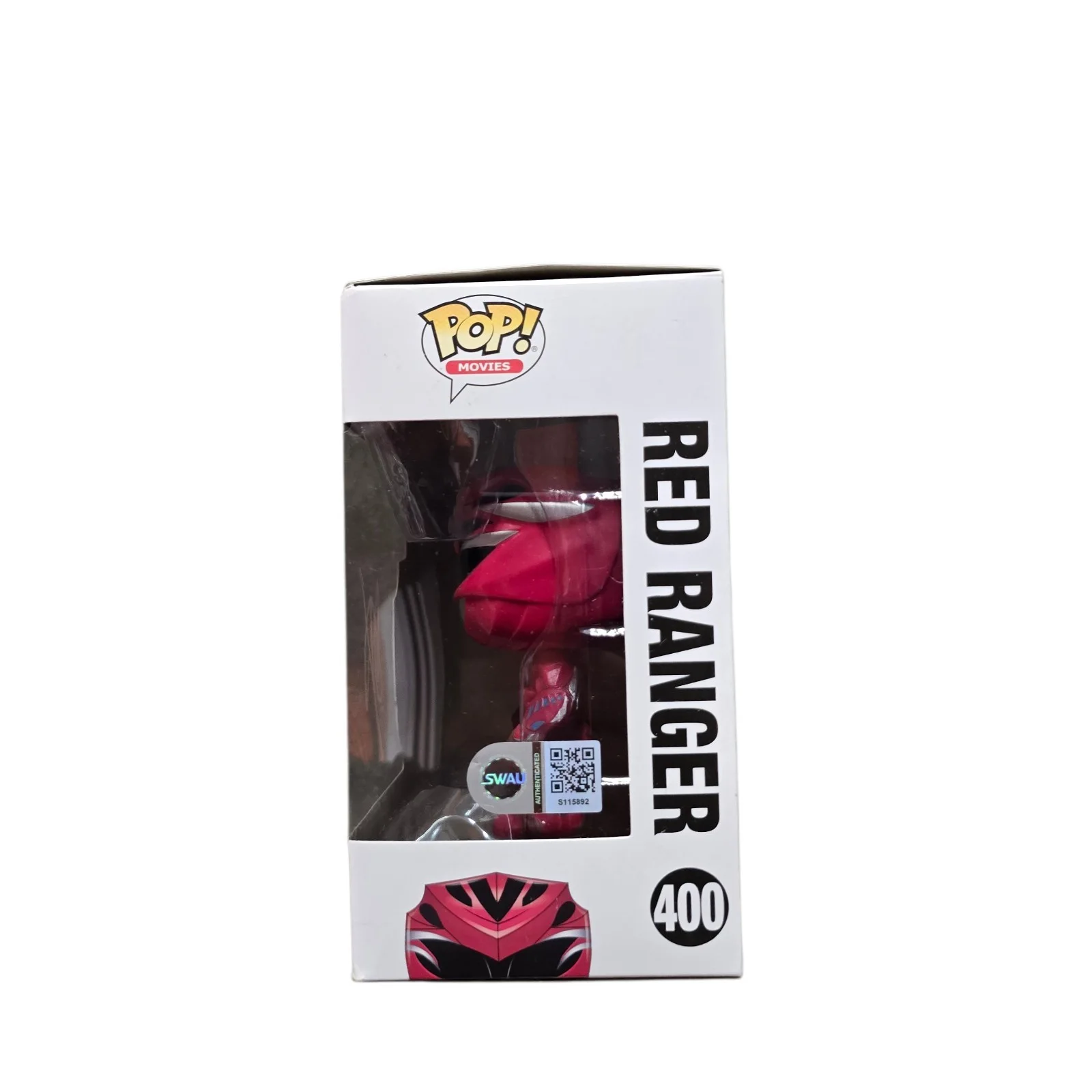 Dacre Montgomery — Dacre Montgomery Signed Red Ranger Funko 400 Power Rangers SWAU Authenticated, изображение 2