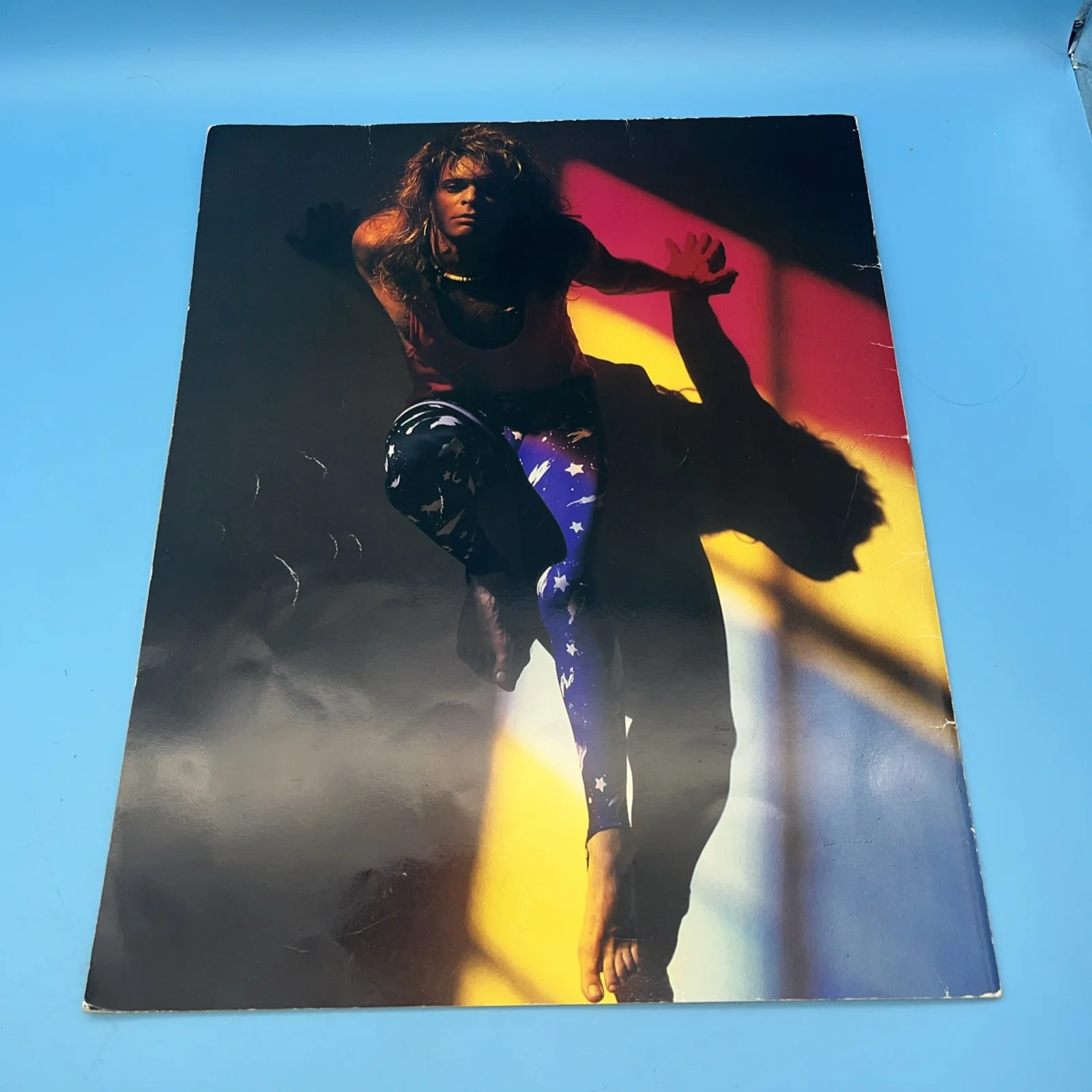 Steve Vai — Van Halen The World Tour David Lee Roth Program Steve Vai Autographed Guitarist, image 5