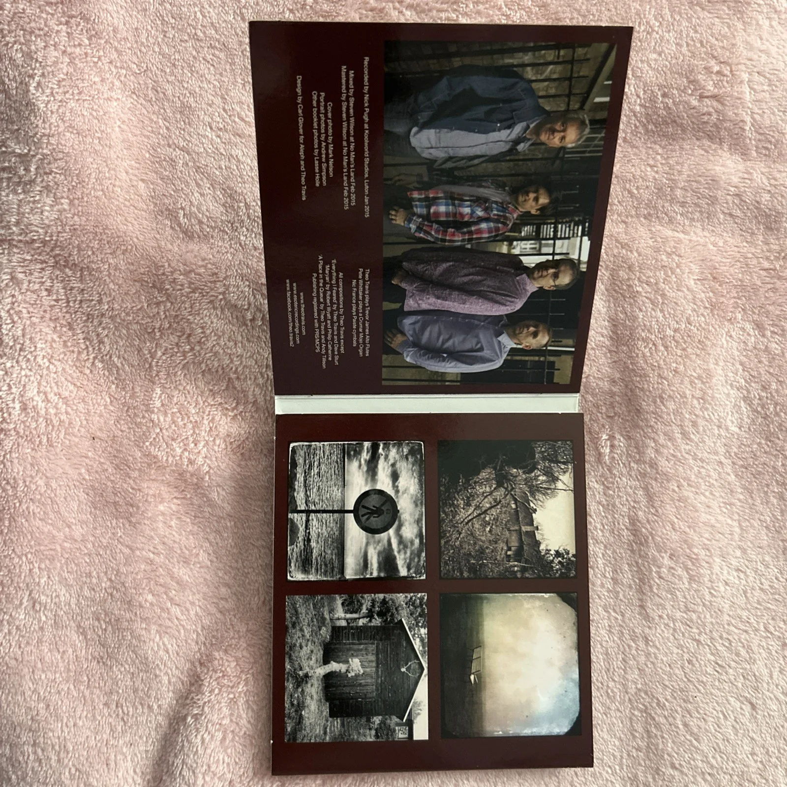 Signed Theo Travis CD Double Talk Transgression Steven Wilson mix Signed Cover, image 2