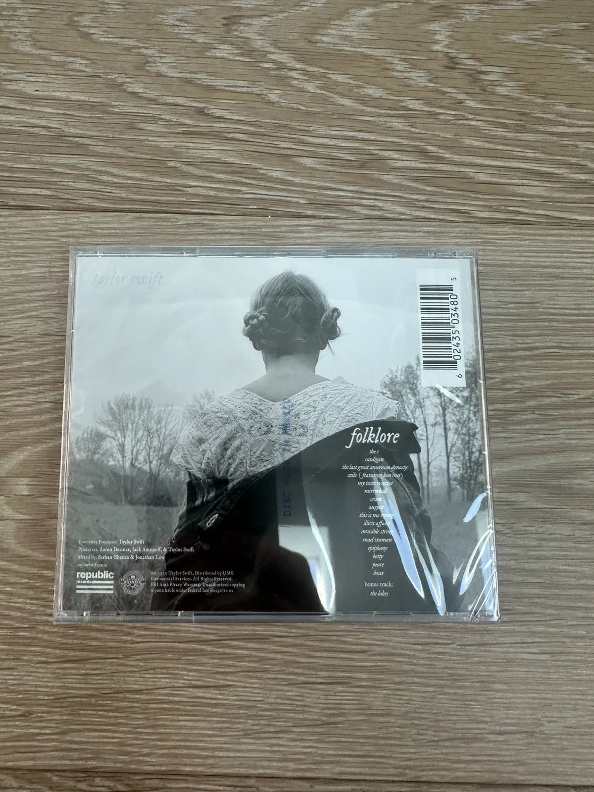 Taylor Swift Folklore Signed Auto Autographed CD Sealed New, image 2