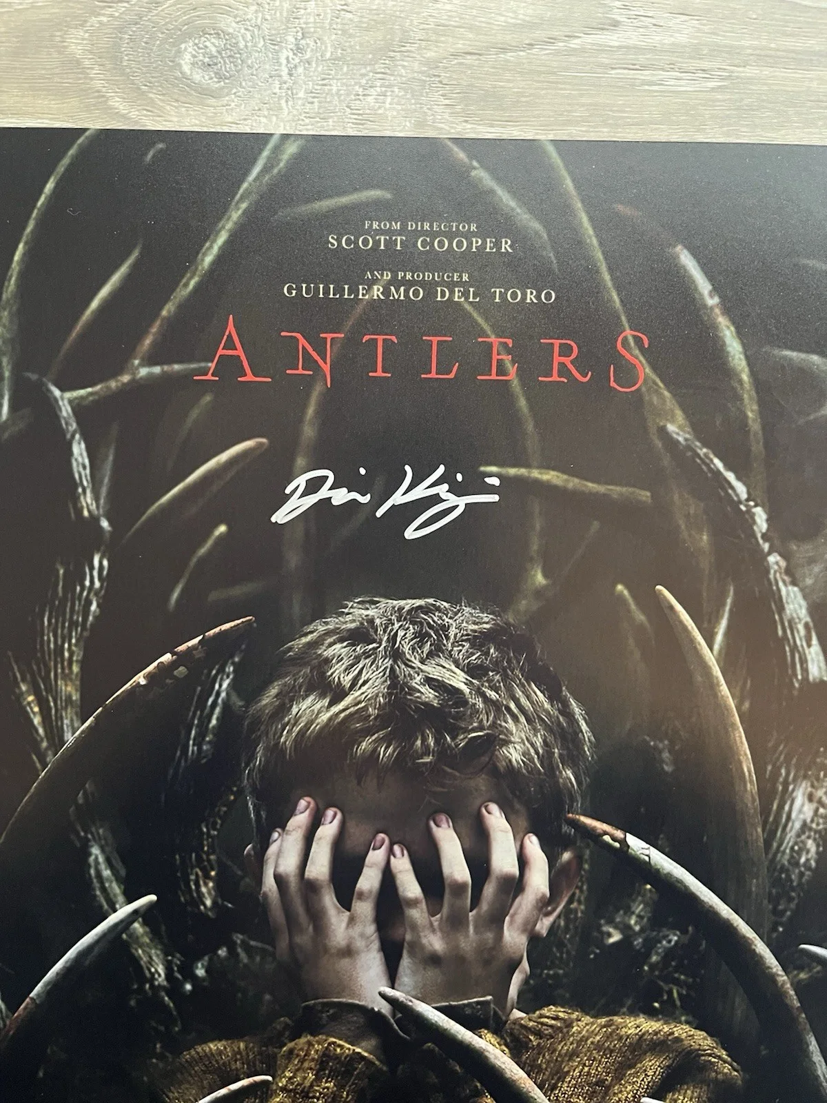 Dorian Kingi — Dorian Kingi Signed Antlers 11x14 Photo Beckett COA Horror Autograph, изображение 3