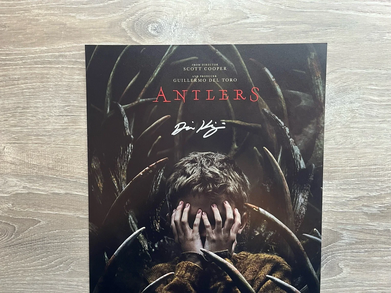 Dorian Kingi — Dorian Kingi Signed Antlers 11x14 Photo Beckett COA Horror Autograph, изображение 5