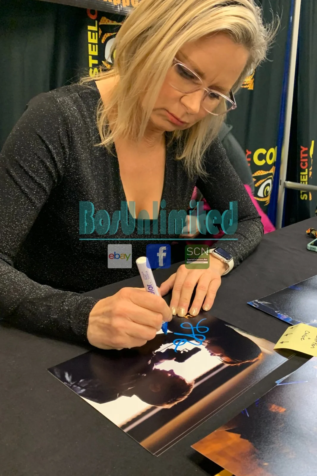 Mary Lynn Rajskub — Mary Lynn Rajskub SIGNED 8x10 Photo Chloe O'Brien 24 TV Show EXACT PROOF D, image 3