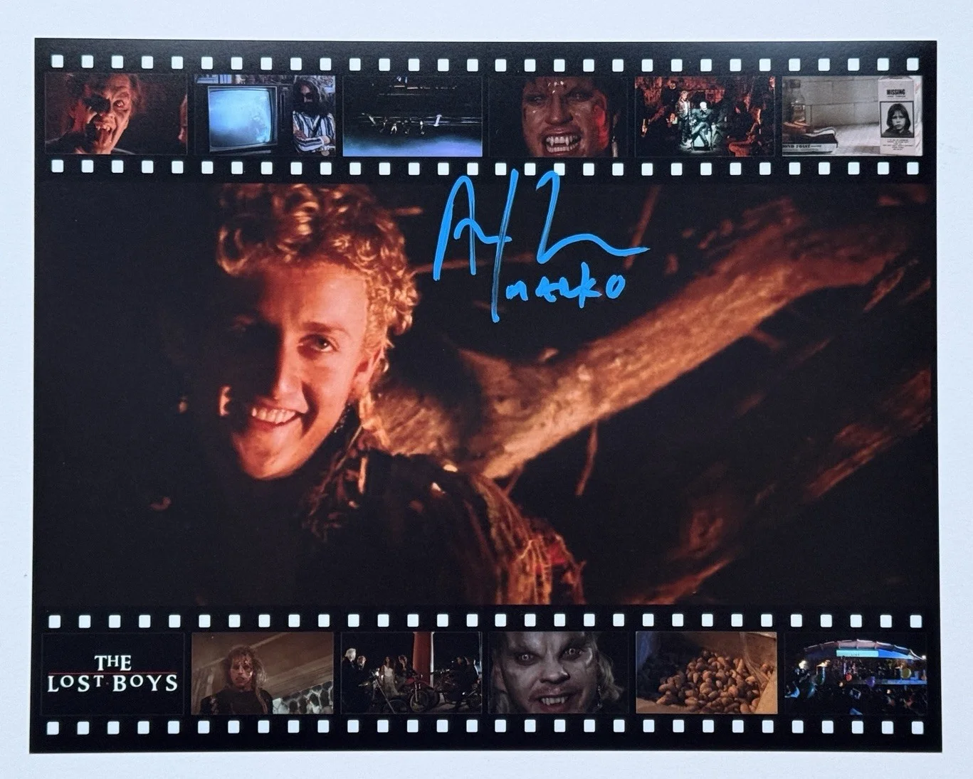 Alex Winter — Alex Winter SIGNED 11x14 Photo The Lost Boys Marko EXACT PROOF D
