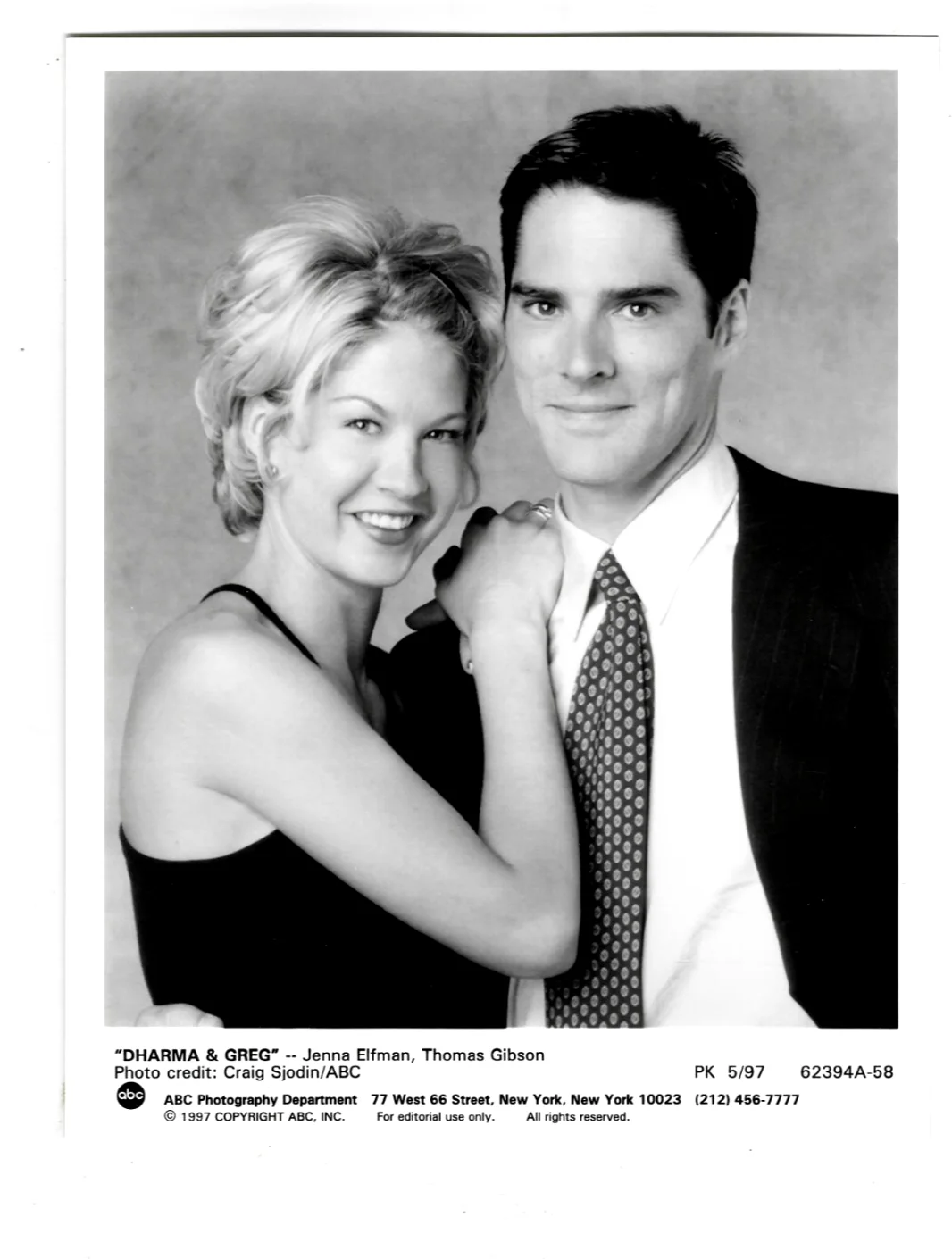 DHARMA AND GREG tv series promo press cast PHOTO & Transparency Negative, изображение 2