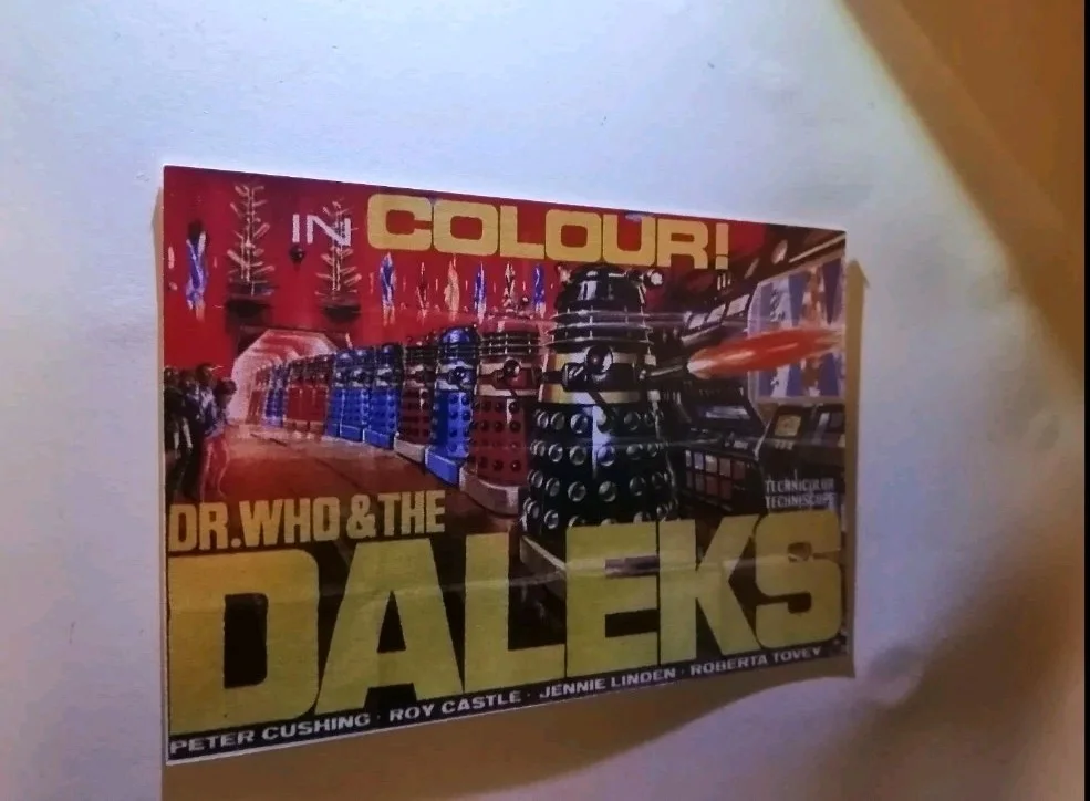 Vintage Style Dr. Who and the Daleks Premium Reproduction Postcard High Quality, image 2