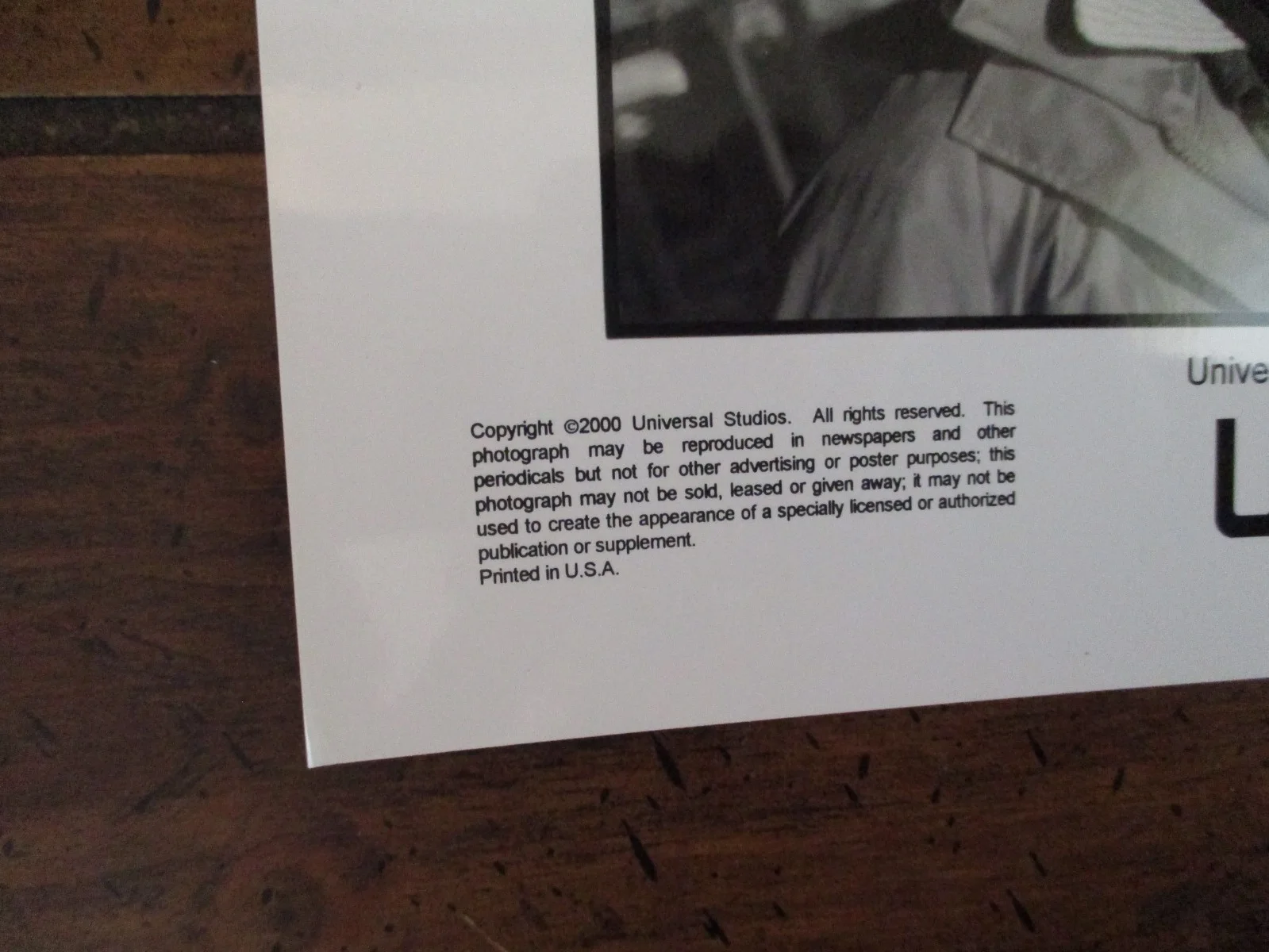 Dino & Martha DeLaurentiis/Jonathan Mostow("U-571")2000 8 x 10 B & W Press Photo, изображение 4