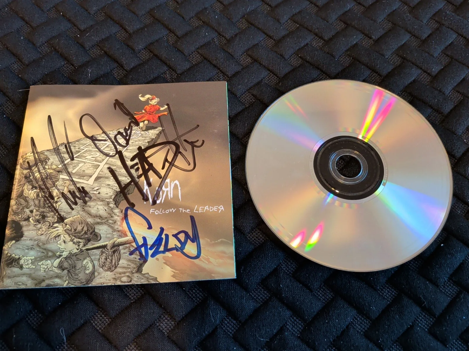 Korn - Follow The Leader Signed by All Original Members CD Autographed Album, изображение 3