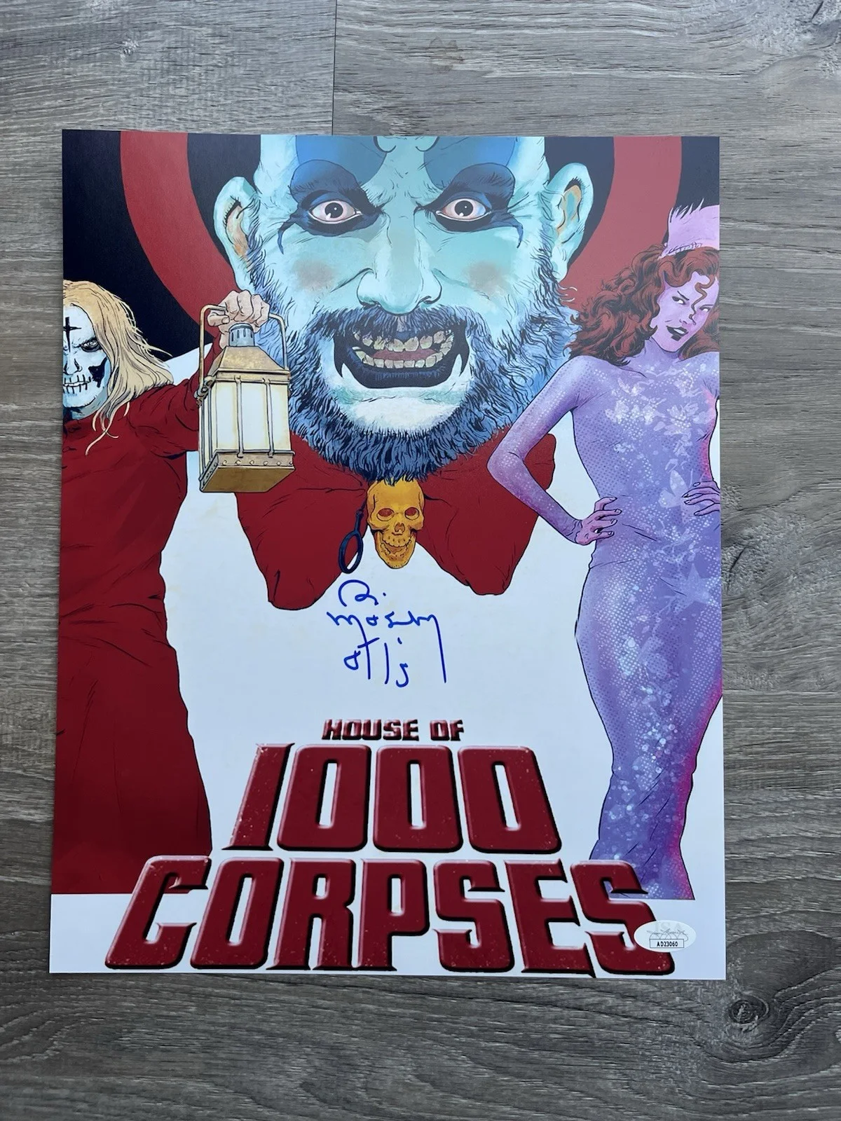 Bill Moseley — Bill Moseley Signed House of 1000 Corpses 11x14 Photo JSA COA Otis Horror Auto, изображение 2