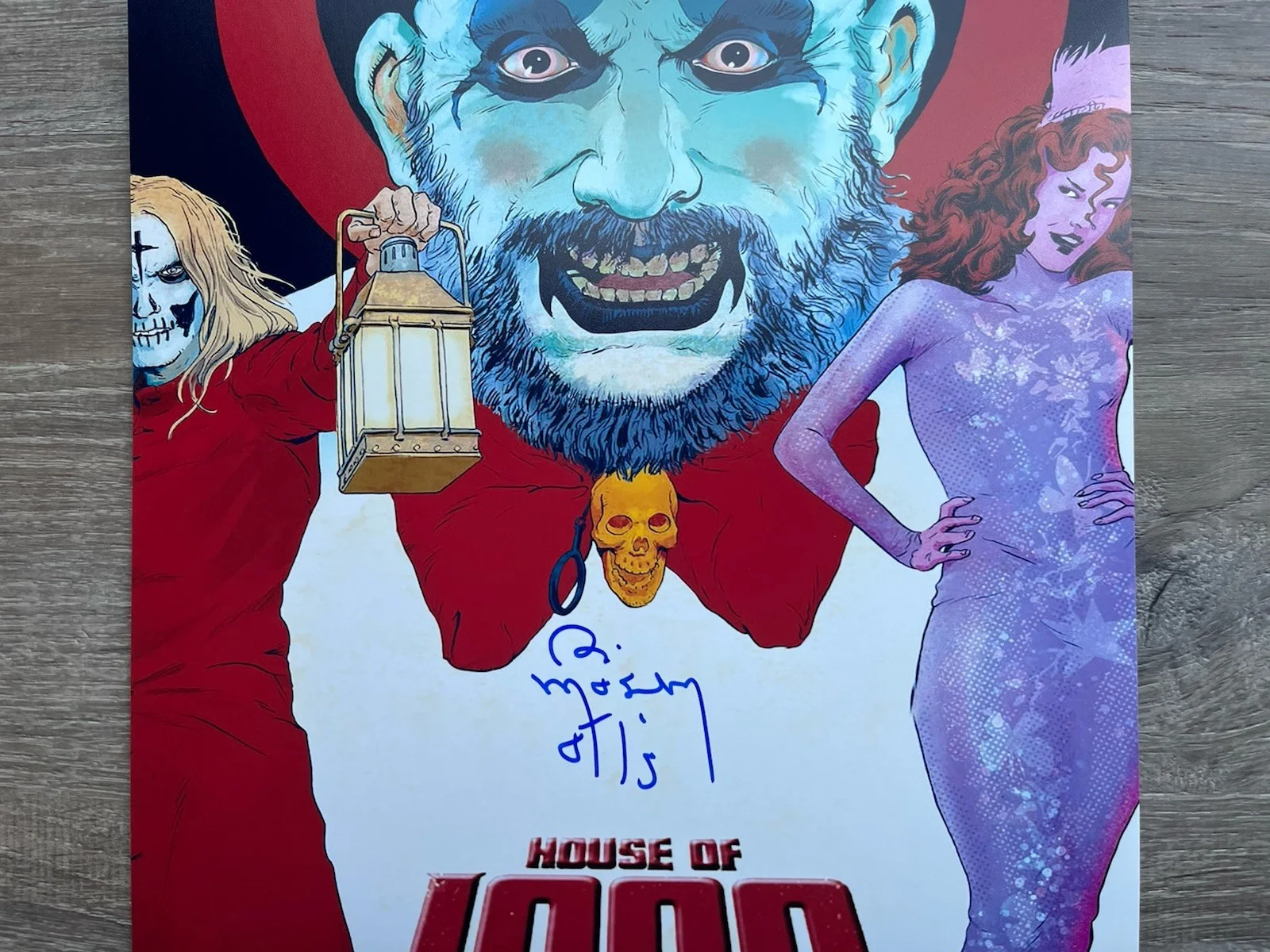 Bill Moseley — Bill Moseley Signed House of 1000 Corpses 11x14 Photo JSA COA Otis Horror Auto, изображение 3