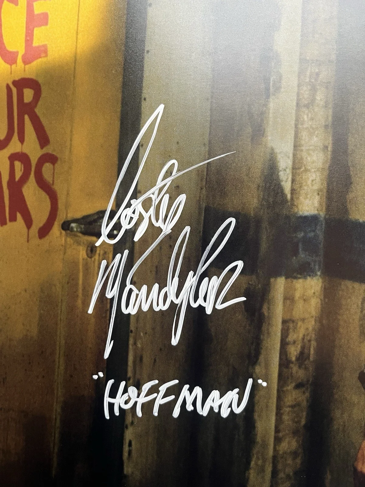 Costas Mandylor — Costas Mandylor Signed Saw 11x14 Photo JSA COA Detective Hoffman Jigsaw Horror, image 4