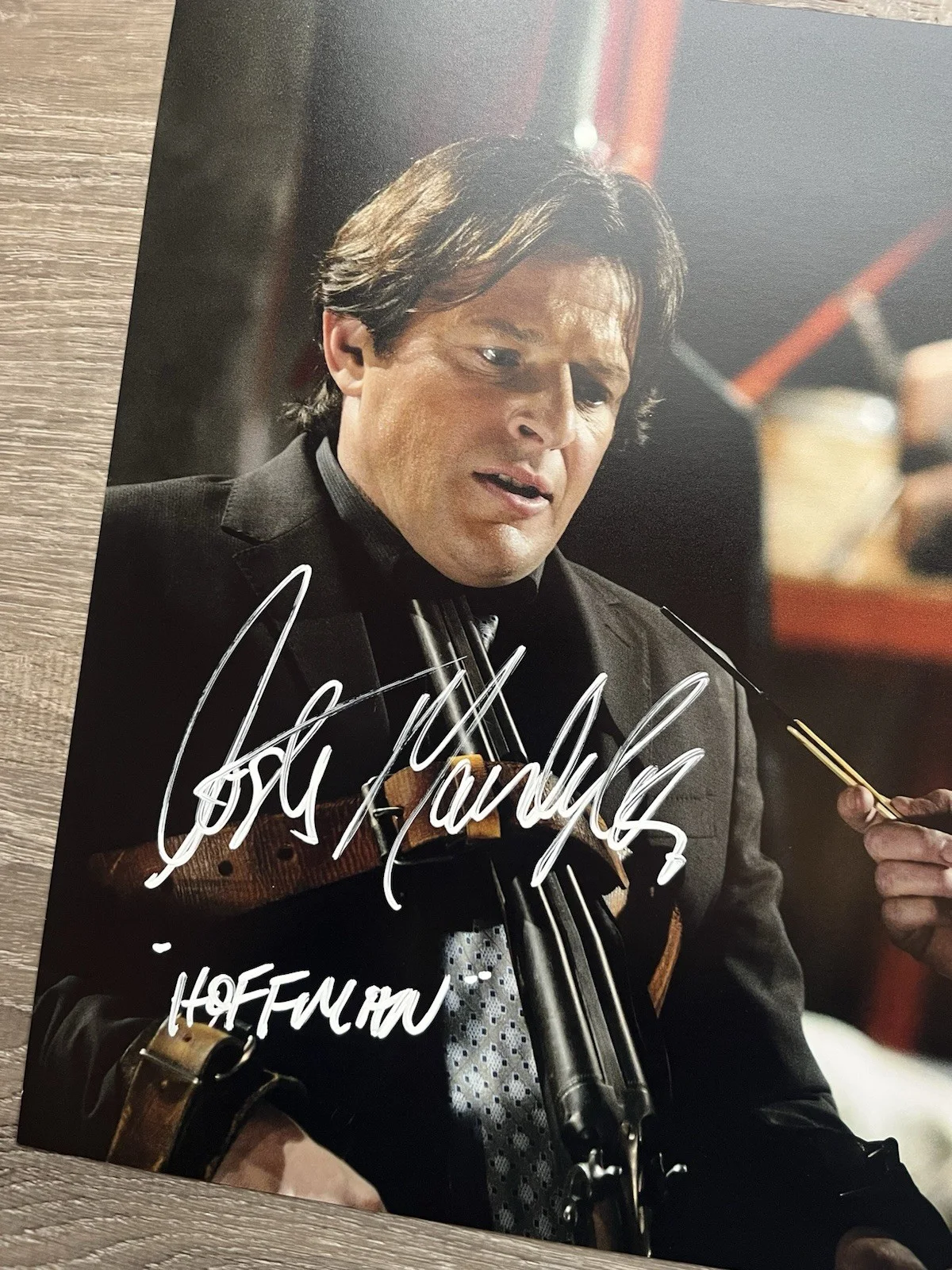 Costas Mandylor — Costas Mandylor Signed Saw 11x14 Photo JSA COA Detective Hoffman Jigsaw Horror, image 4