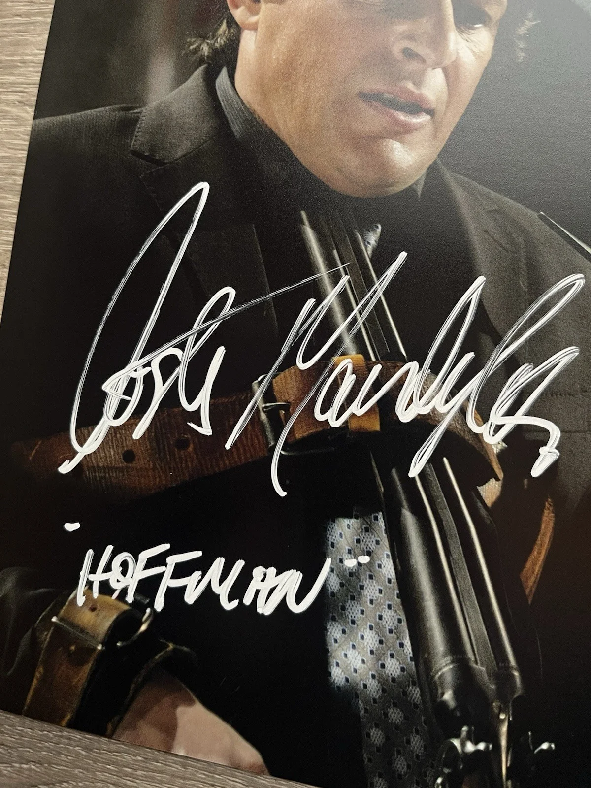 Costas Mandylor — Costas Mandylor Signed Saw 11x14 Photo JSA COA Detective Hoffman Jigsaw Horror, image 5