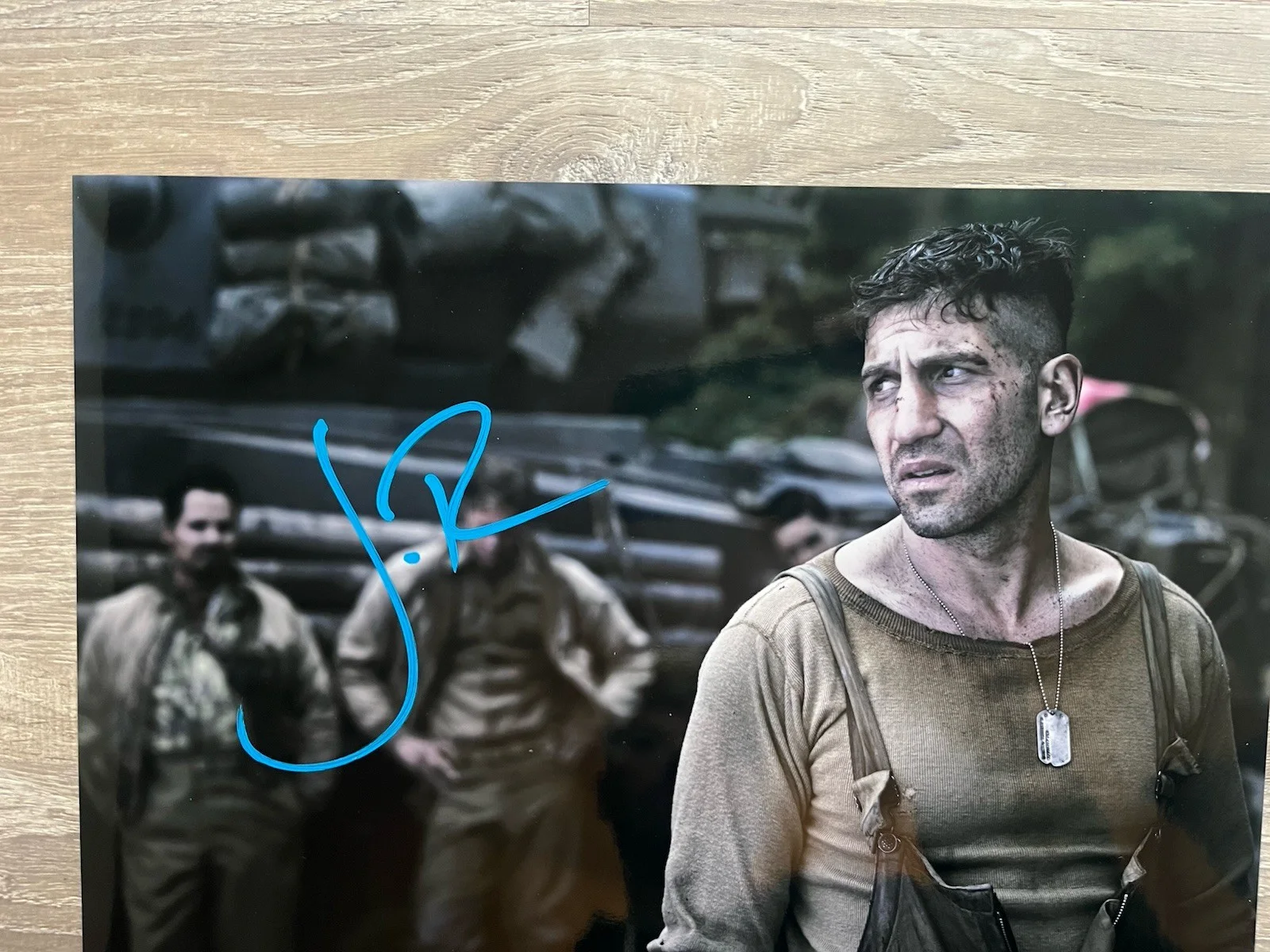 Jon Bernthal — Jon Bernthal Signed Fury 11x14 Metallic Photo JSA COA Punisher, изображение 3