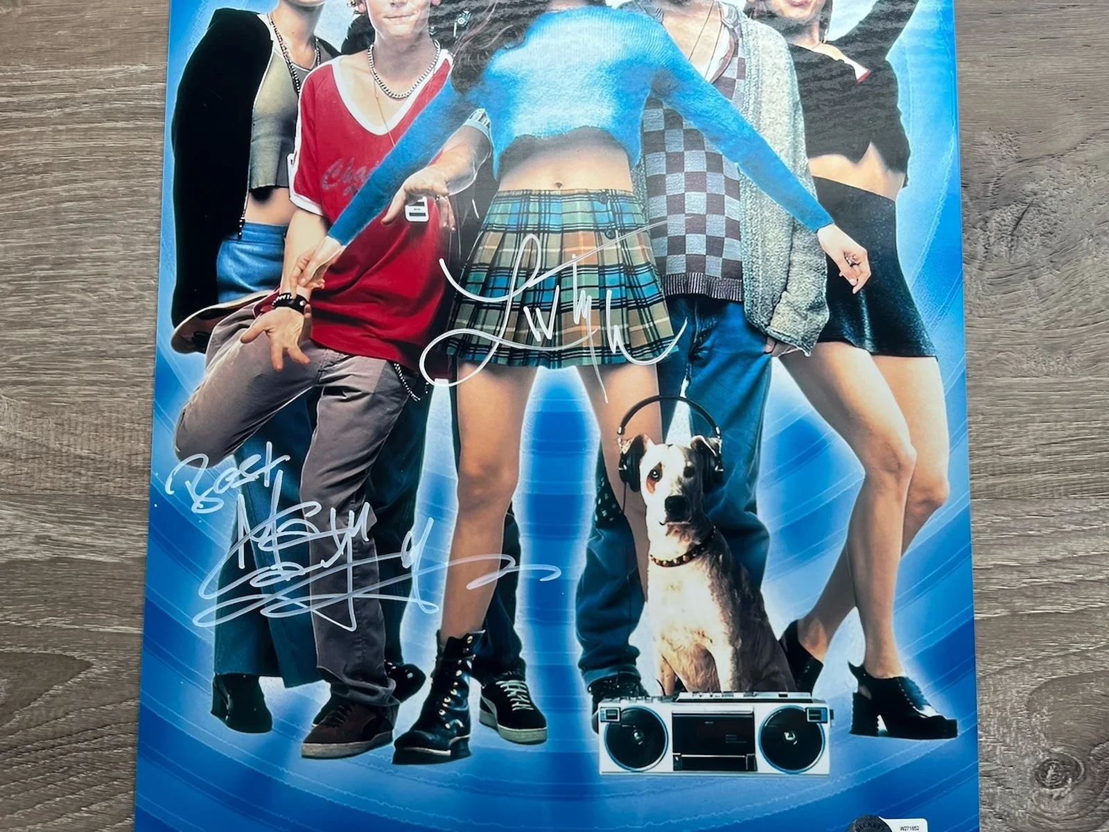Liv Tyler Maxwell Caulfield Signed METALLIC Empire Records 11x17 Photo Beckett, изображение 3