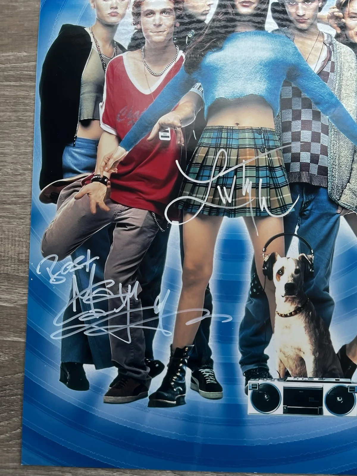 Liv Tyler Maxwell Caulfield Signed METALLIC Empire Records 11x17 Photo Beckett, изображение 5