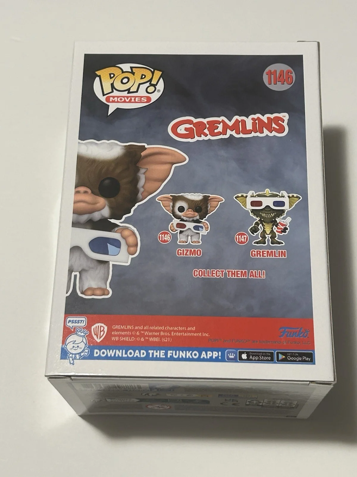 Joe Dante — Joe Dante Signed/Autographed Gizmo Funko Pop! OCCM COA., image 3
