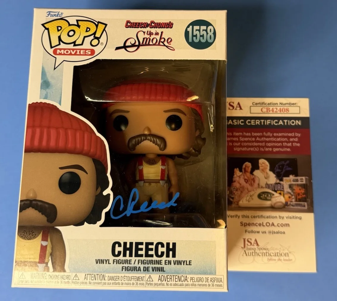Cheech Marin — Cheech Marin Signed Funko Pop Autographed Figure Comedy Legend Actor JSA COA