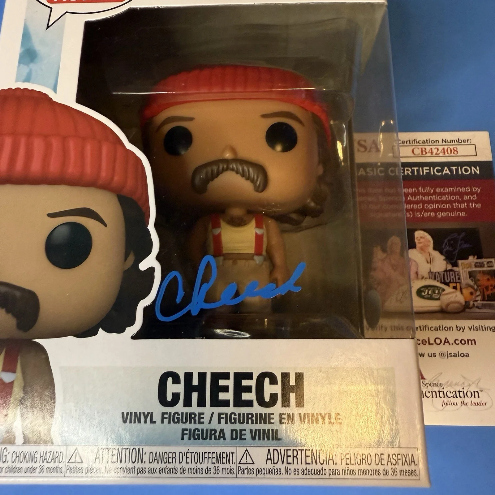 Cheech Marin — Cheech Marin Signed Funko Pop Autographed Figure Comedy Legend Actor JSA COA, изображение 2