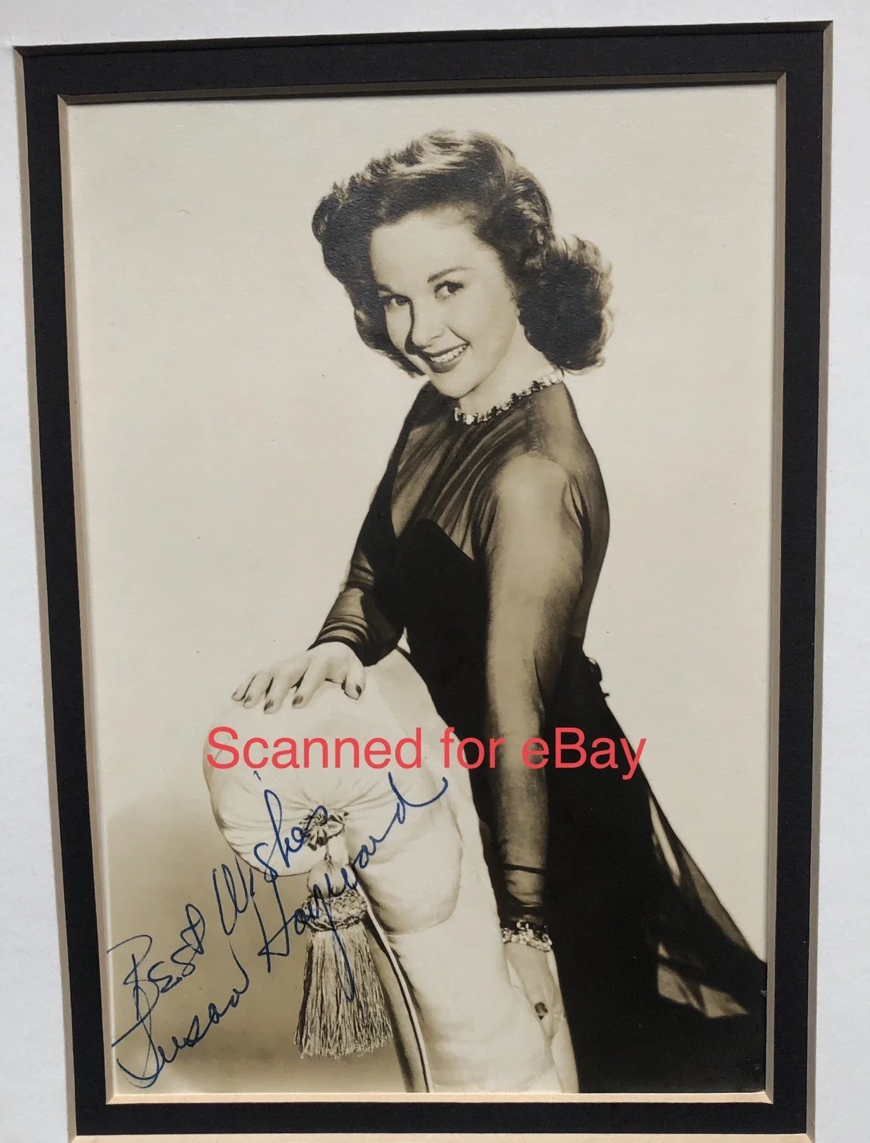 SUSAN HAYWARD 40's 1950's ACTRESS VINTAGE SIGNED MOVIE STAR 5x7" AUTOGRAPH PHOTO, изображение 2