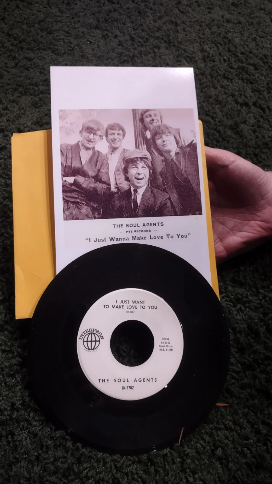 Rod Stewart Related - Soul Agents Autographed By Rod Stewart Plus 4 Others, image 2