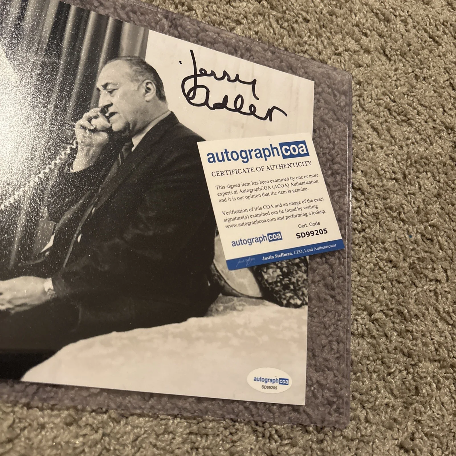Jerry Adler — ACOA Signed Jerry Adler 8x10 Photo The Sopranos Auto, image 2